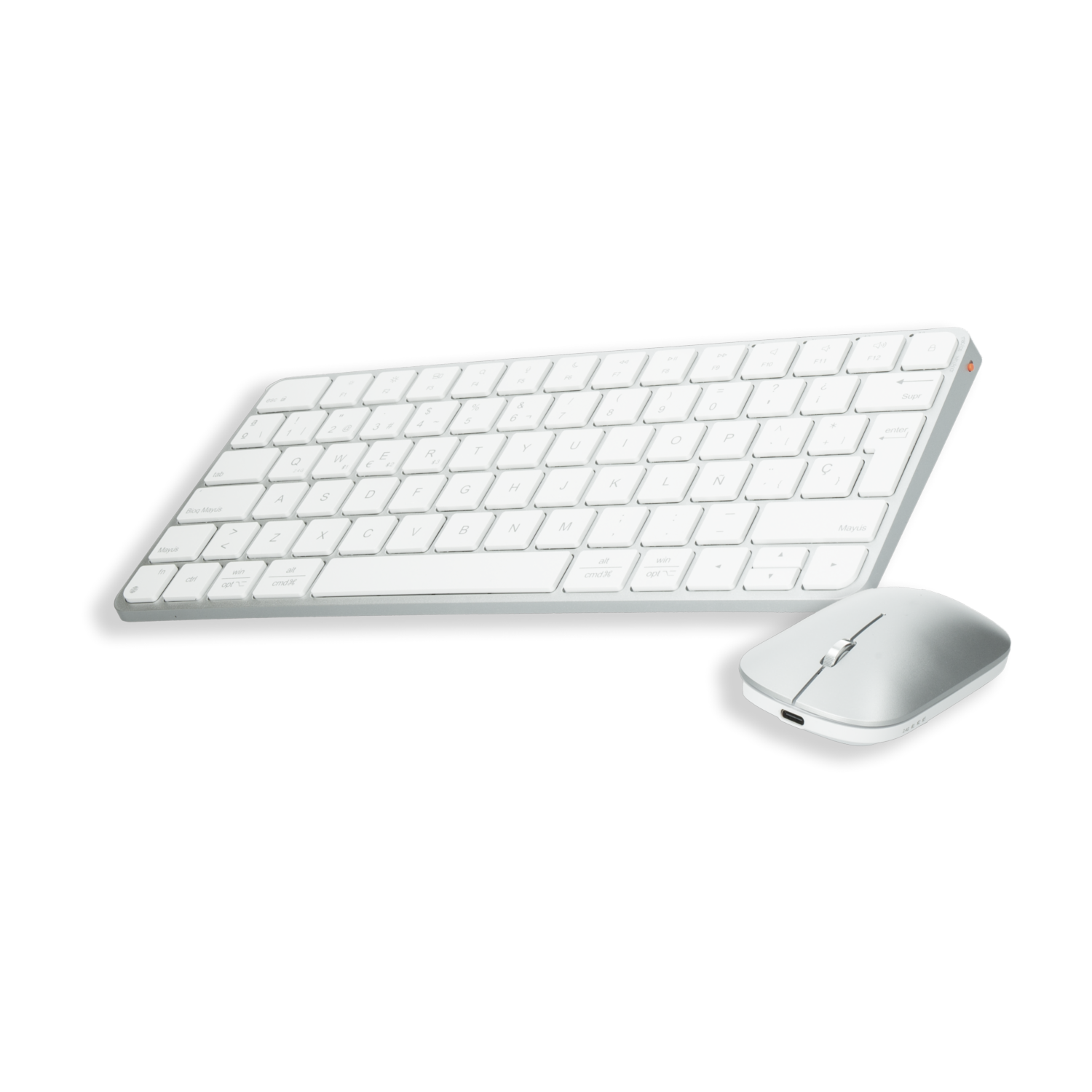 Teclado Y Mouse Slim C210 Blanco MEETION Bluetooth