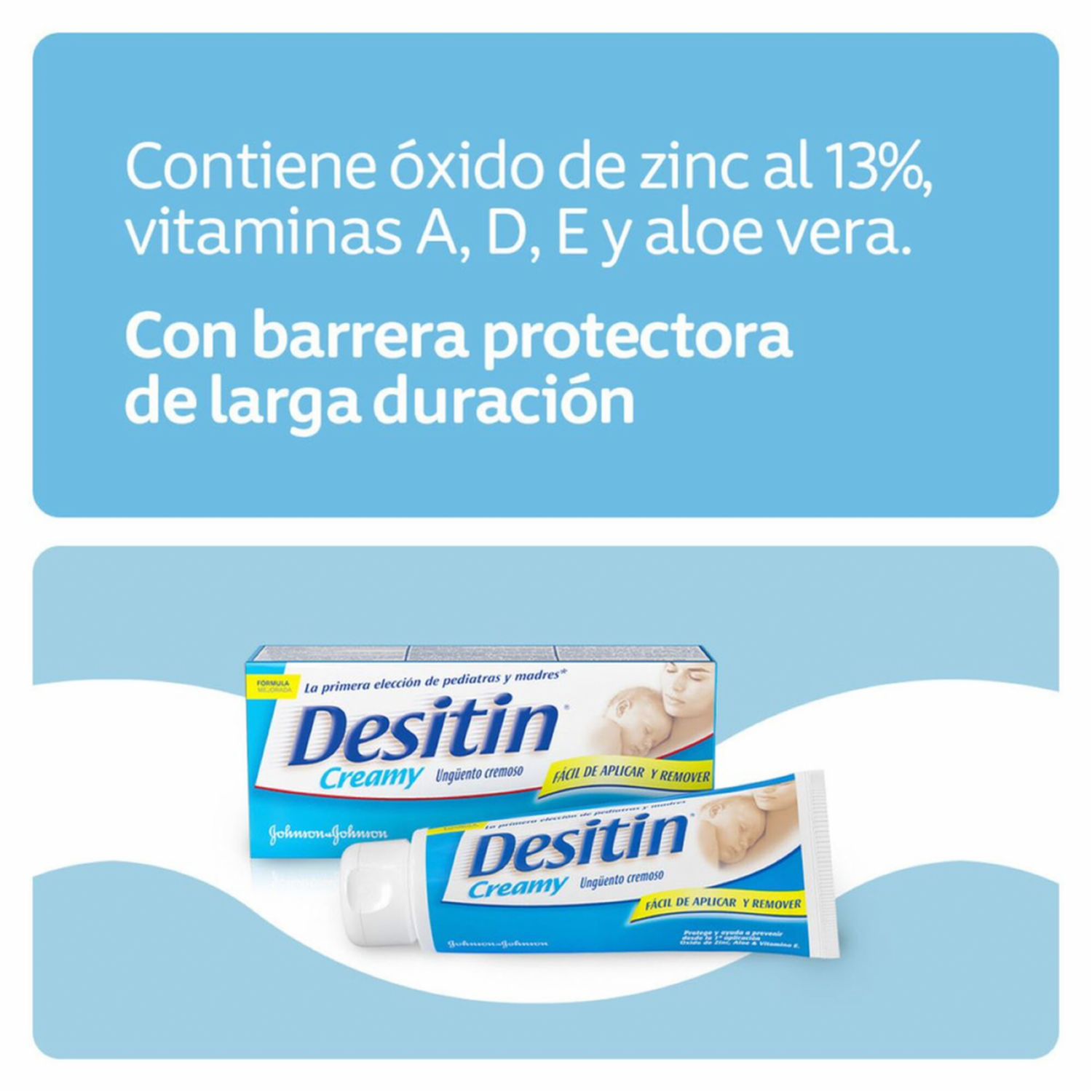 Crema Dermoprotectora Ungüento Cremoso Antipañalitis DESITIN 57 G