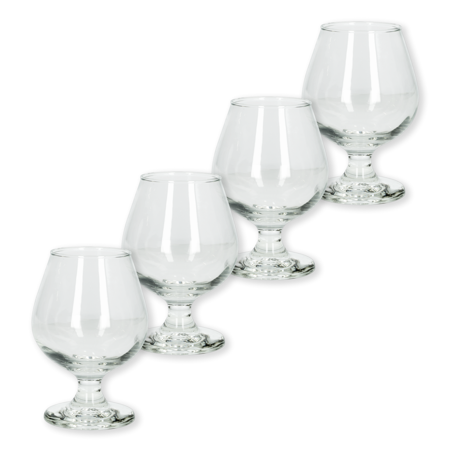 Set De Copas Brandy 4  Piezas CRISTAR 5455EL4BAR