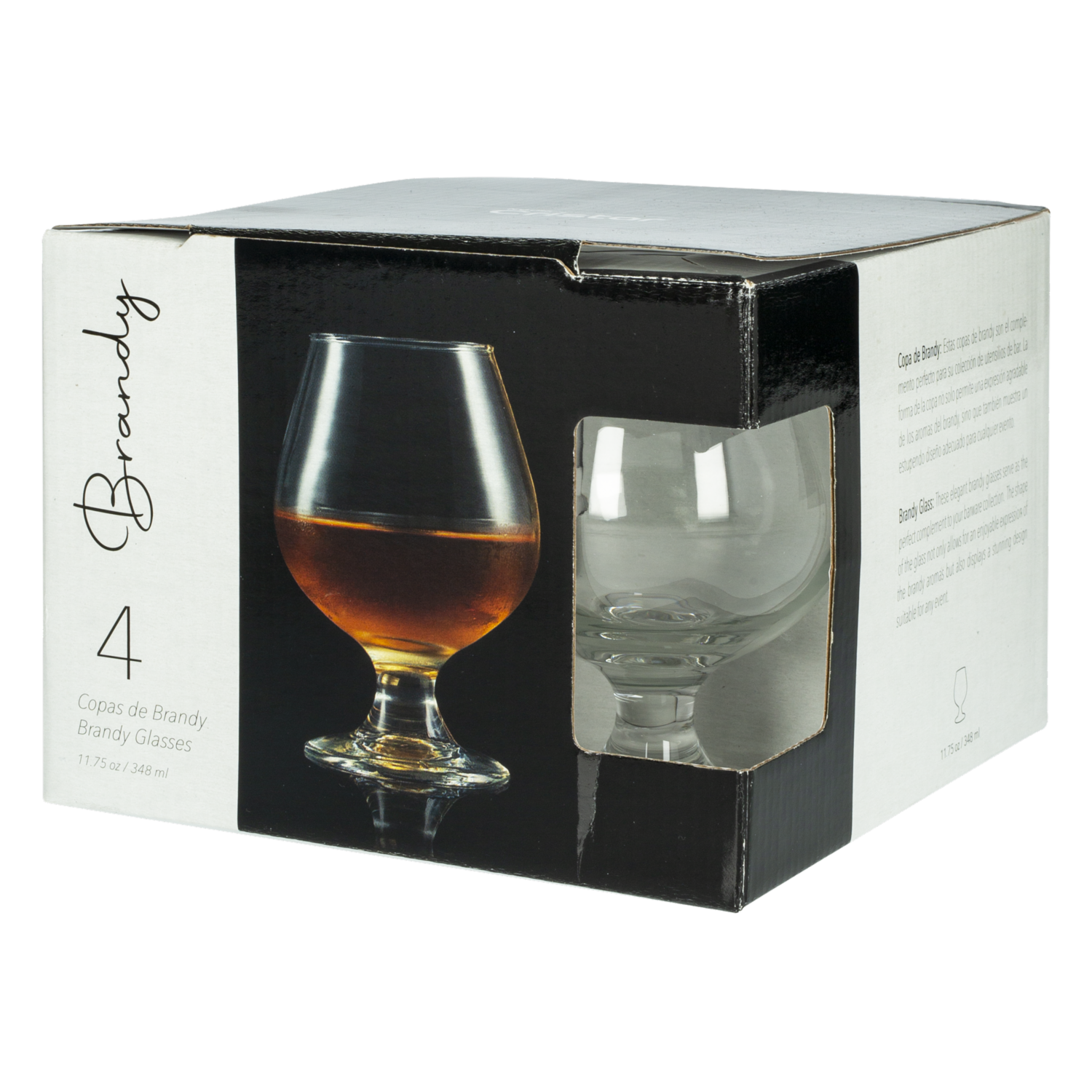 Set De Copas Brandy 4  Piezas CRISTAR 5455EL4BAR