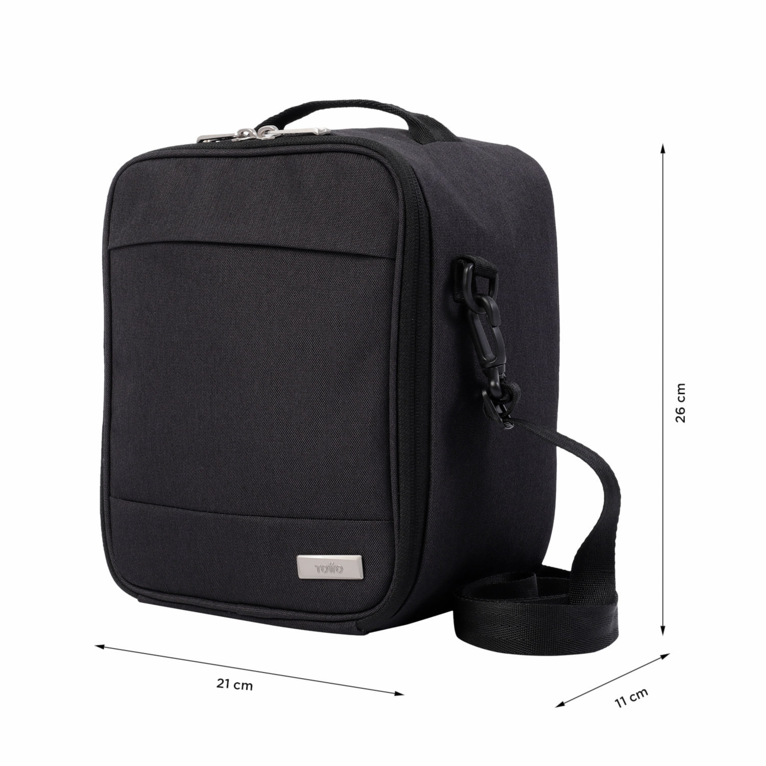 Lonchera Para Hombre Color Negro TOTTO Airy