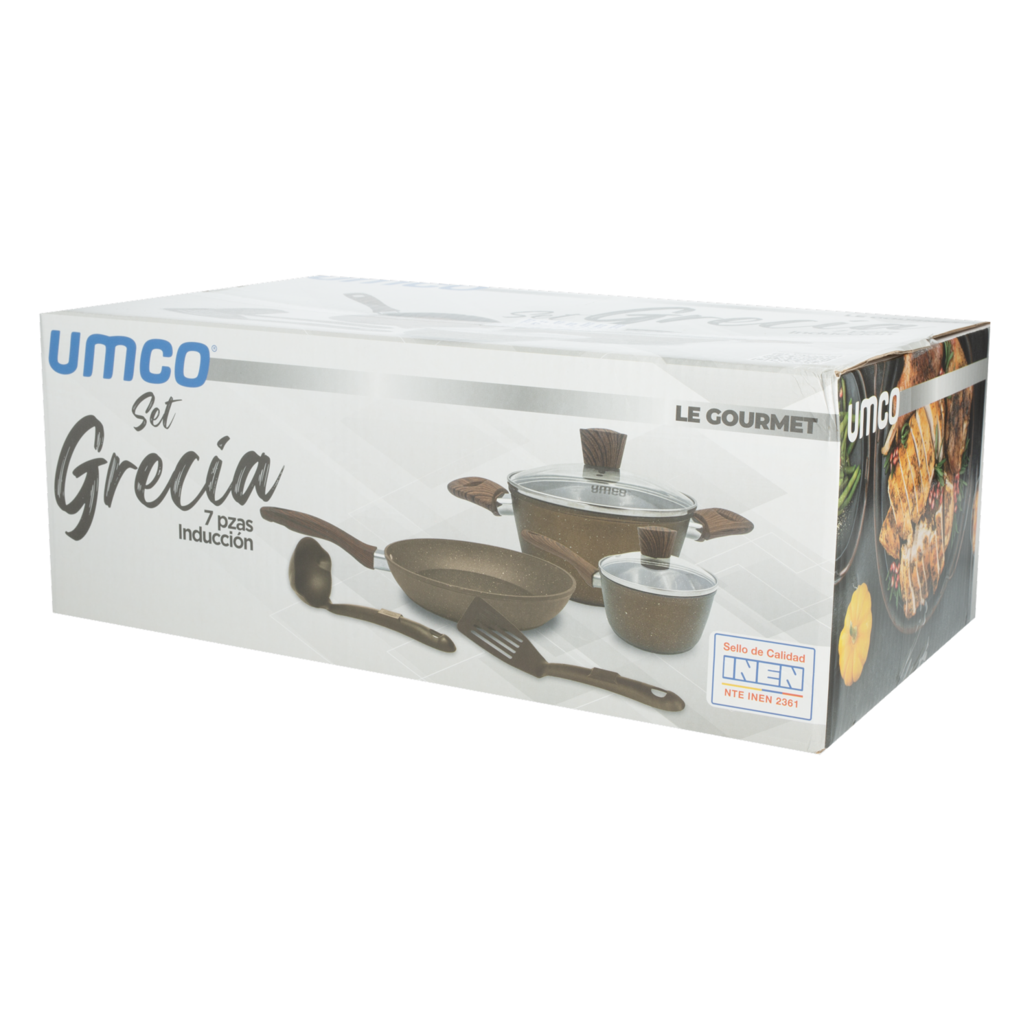 Set De Ollas Y Sartenes De Inducción Grecia UMCO 7 Piezas