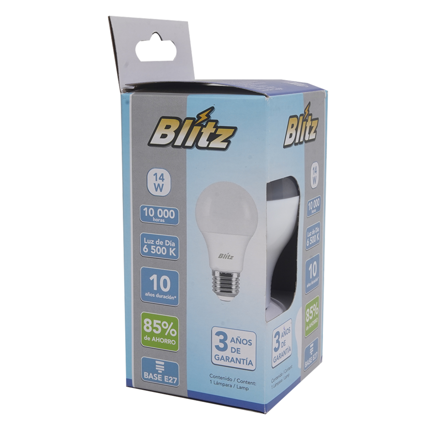 Foco Led Value Luz Blanco De 14W/865 BLÍTZ Unidad