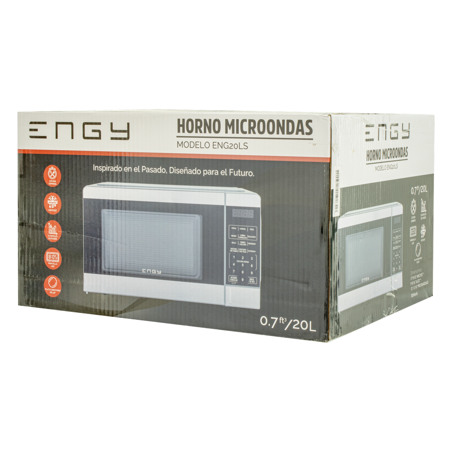 Microondas 700 Watts ENG20LB ENGY 20 Litros