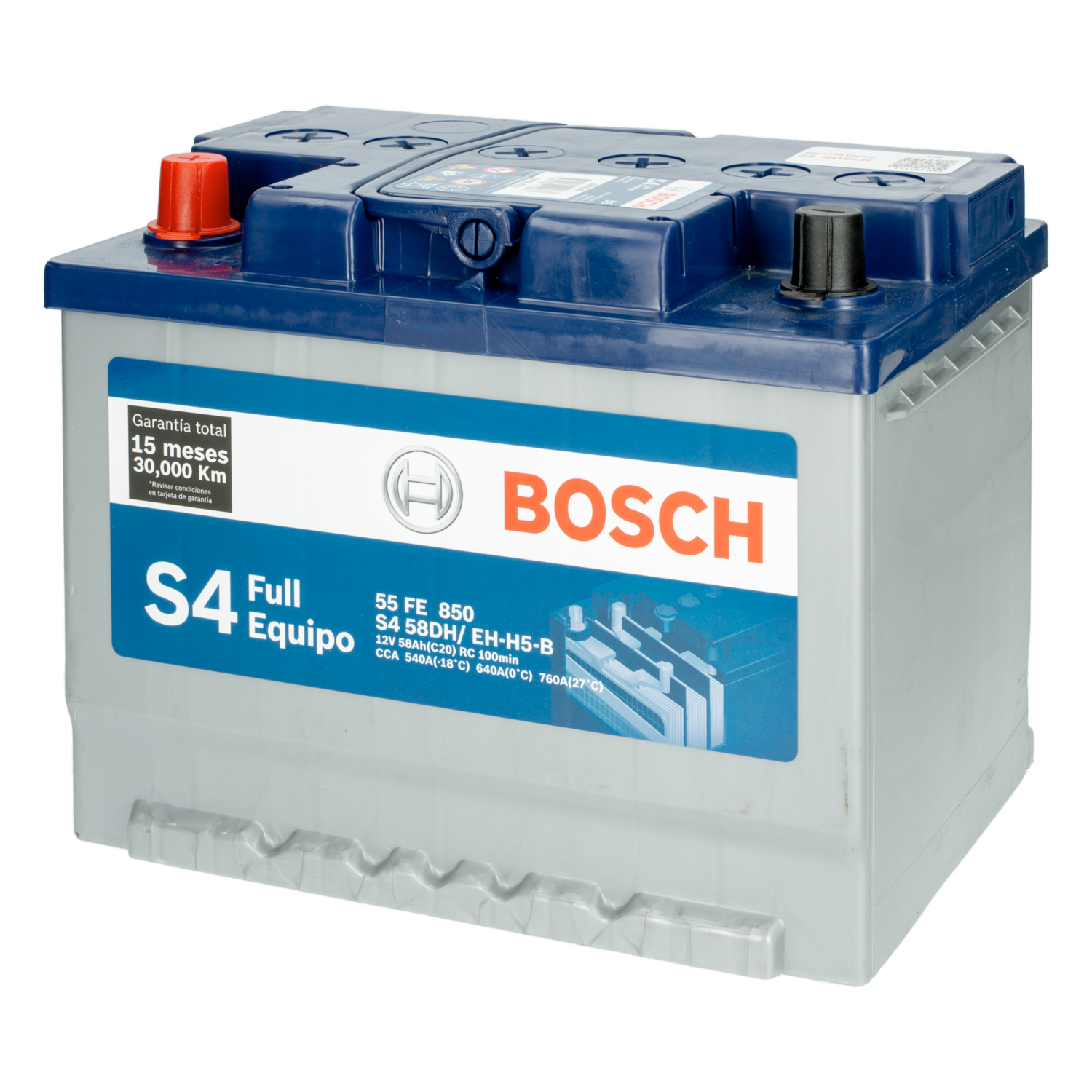 Batería Para Auto Full Equipo S4 Invertida BOSCH 55 FE