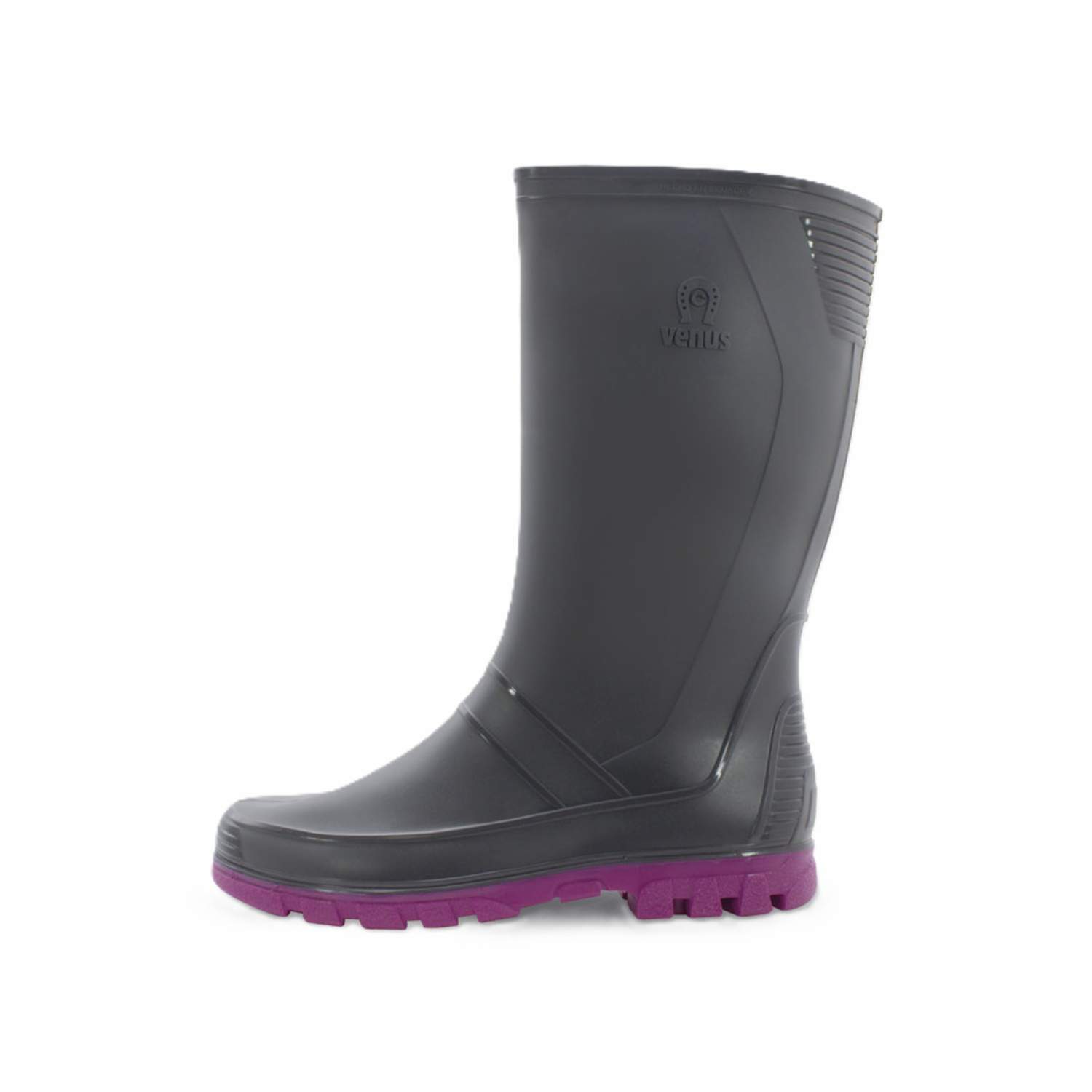Bota De Caucho Impermeable Agrícola Llanera Con Media VENUS Talla 44