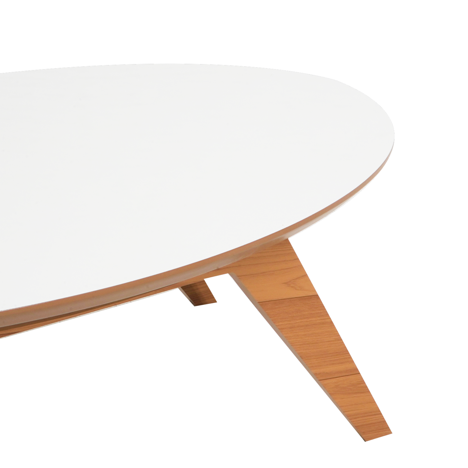 Mesa De Centro Freijo Con Blanco Modelo Tb34 Jw DALLA COSTA Mdf