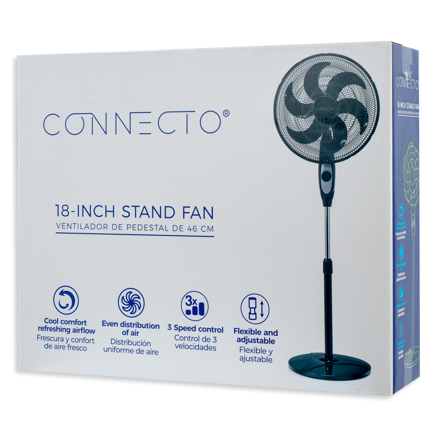 Ventilador De Pedestal CONNECTO CVT-007B