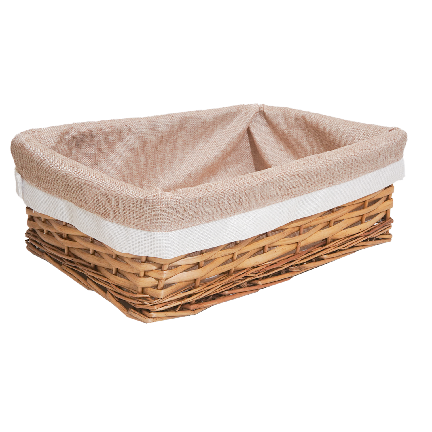 Canasta De Mimbre Natural Grande MAXWELL 48X34 X16 M