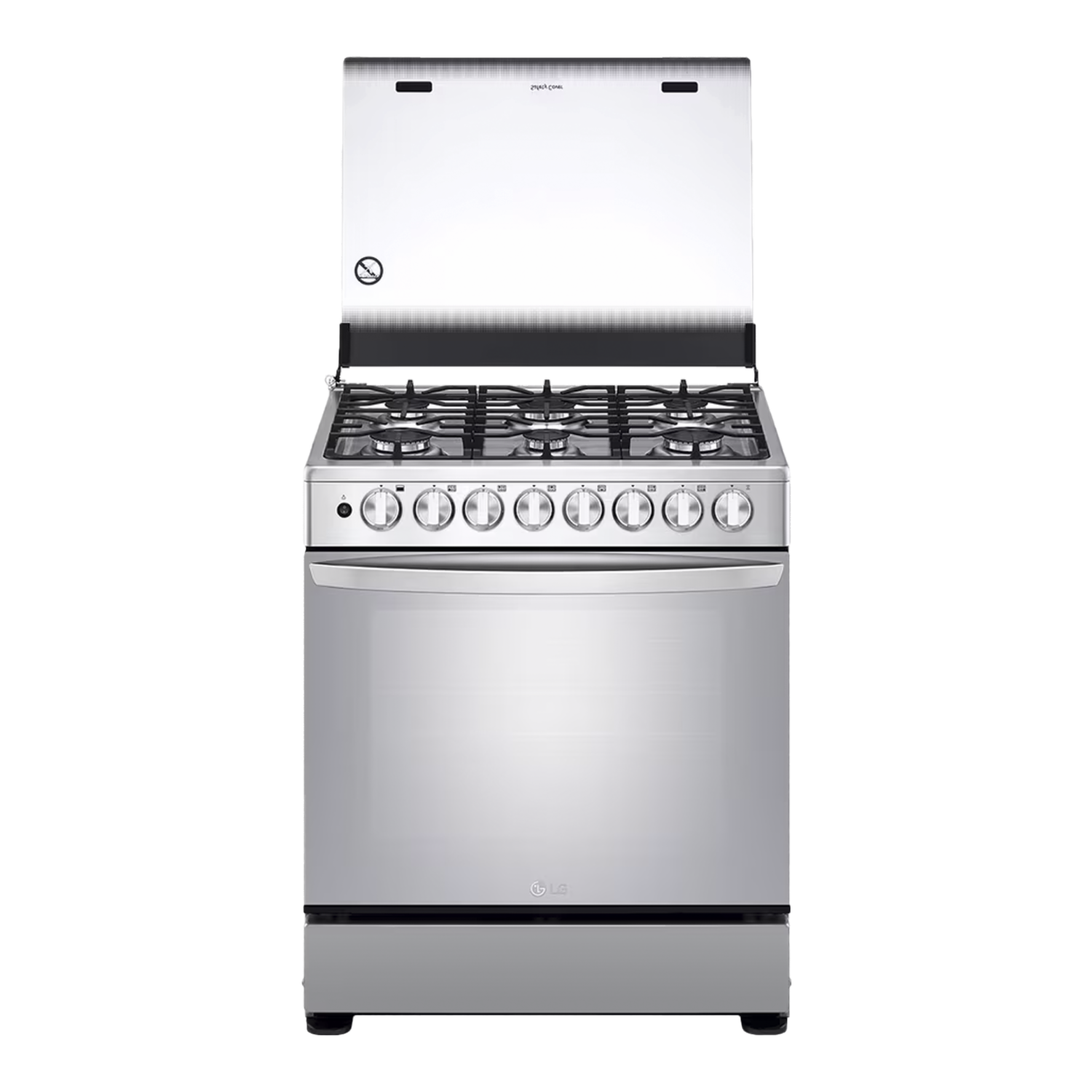 Cocina A Gas Parrillas Hierro Fundido LRGZ5255S LG 6 Quemadores