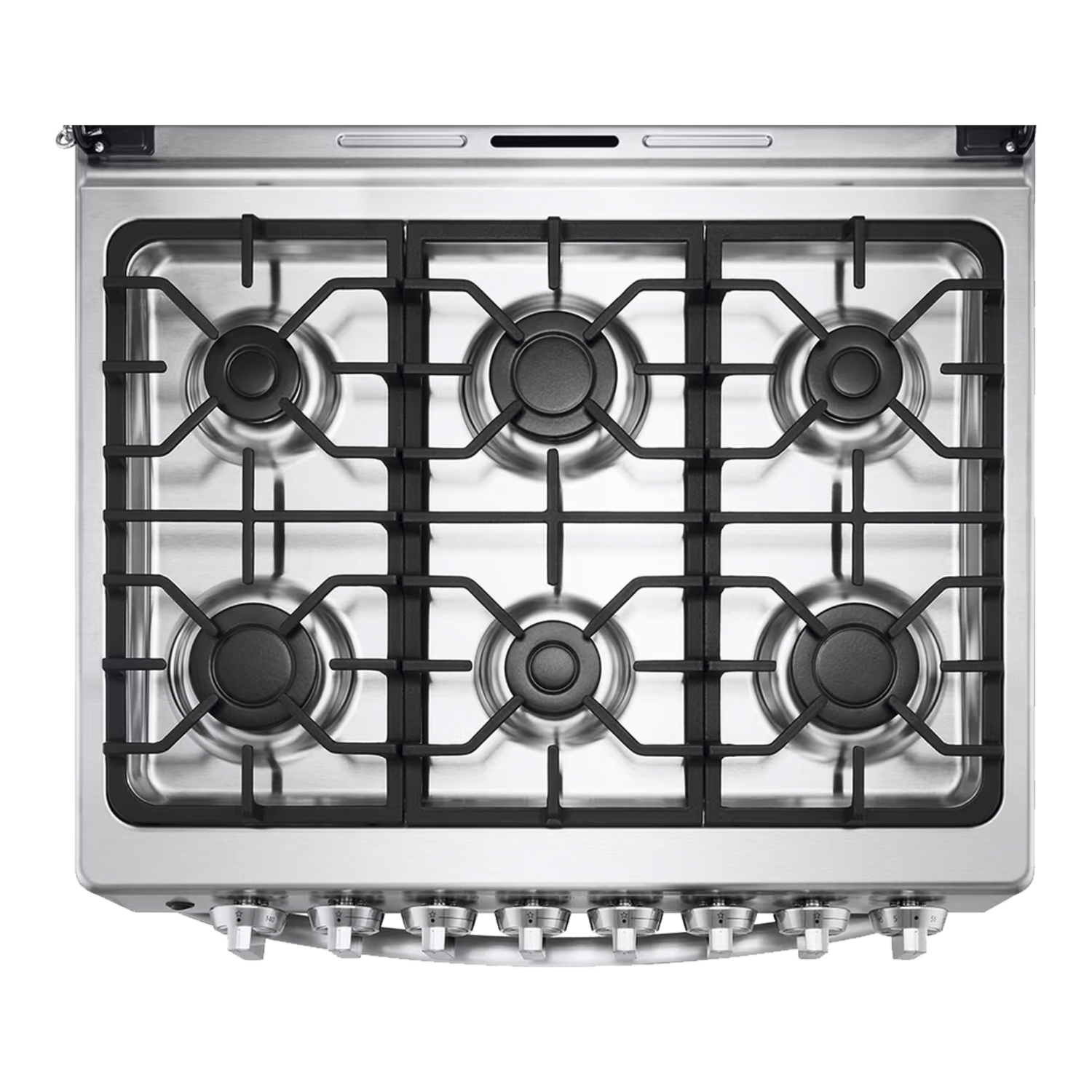 Cocina A Gas Parrillas Hierro Fundido LRGZ5255S LG 6 Quemadores