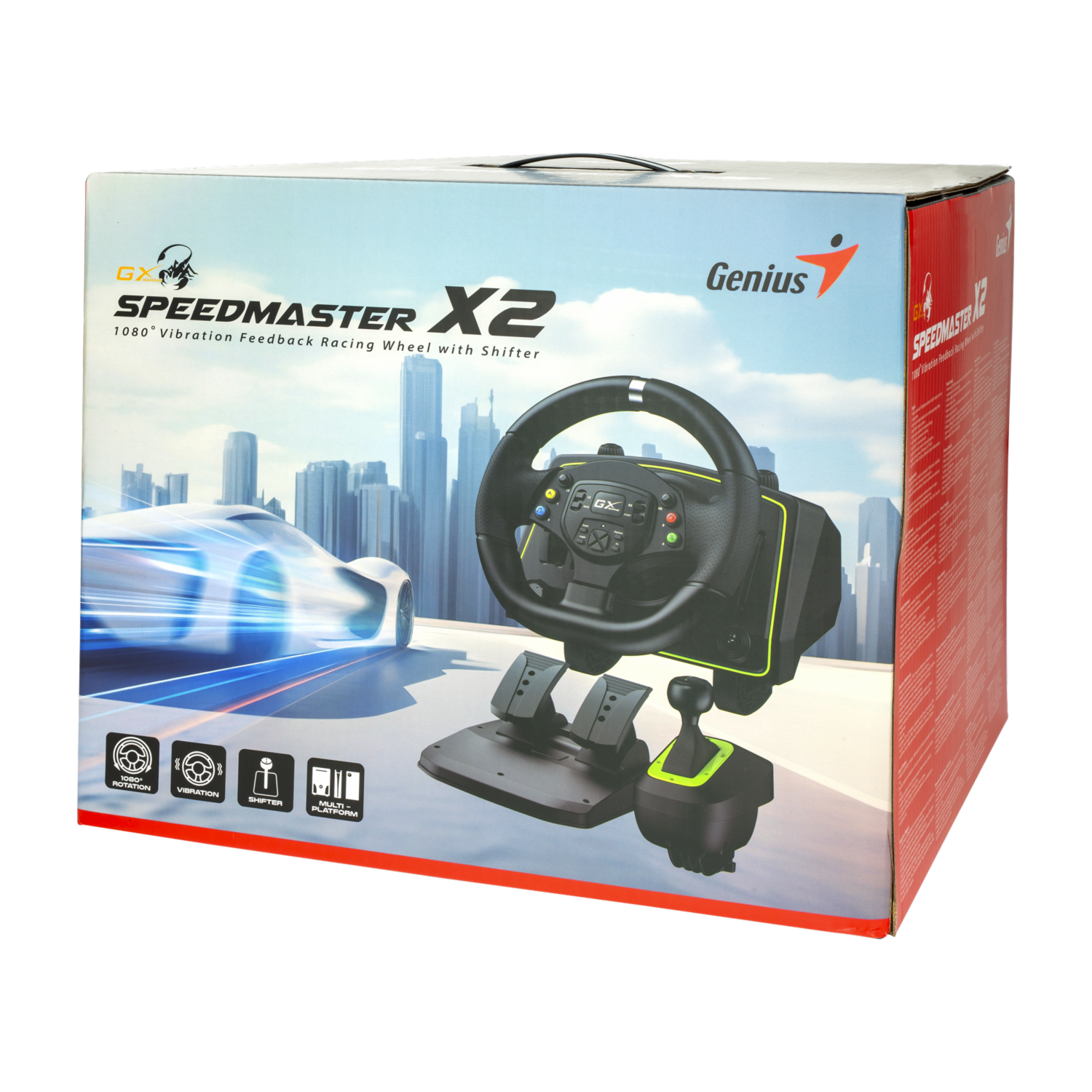 Volante De Carreras Speedmaster X2 GENIUS Rotación 1080°