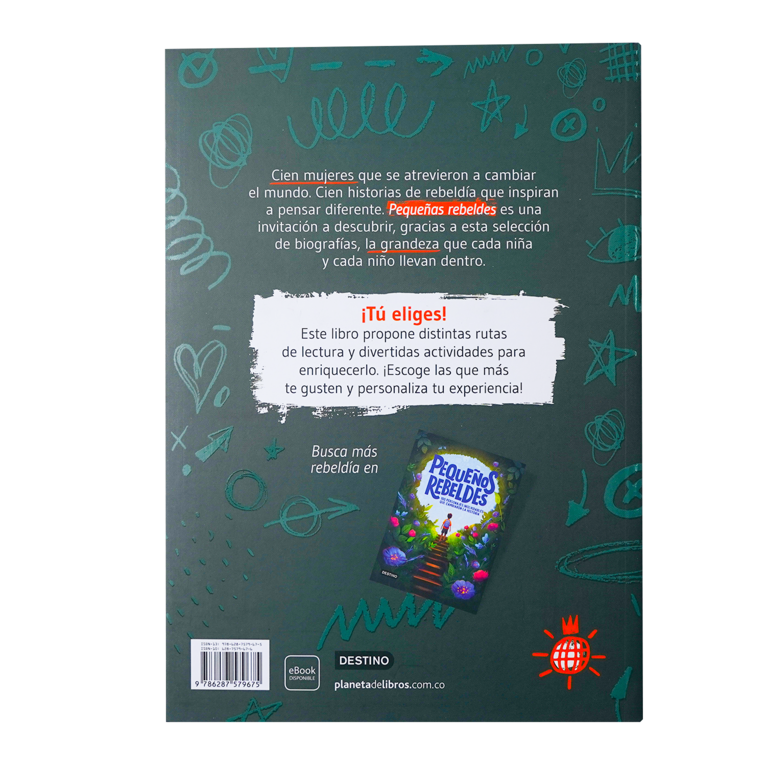 Libro Pequeñas Rebeldes DESTINO 223 Páginas