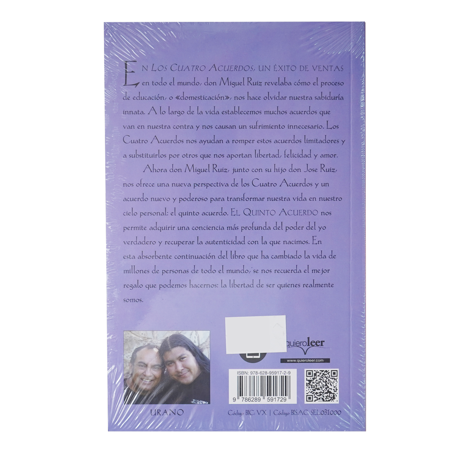 Libro El Quinto Acuerdo URANO 219 Páginas