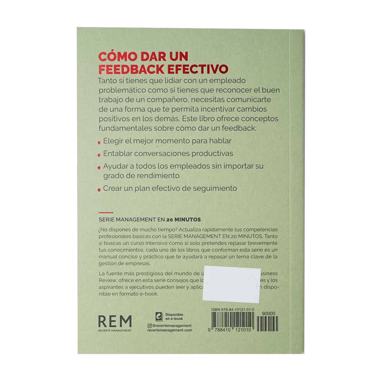 Libro Como Dar Un Feedback Efectivo MR.BOOKS 215 Páginas