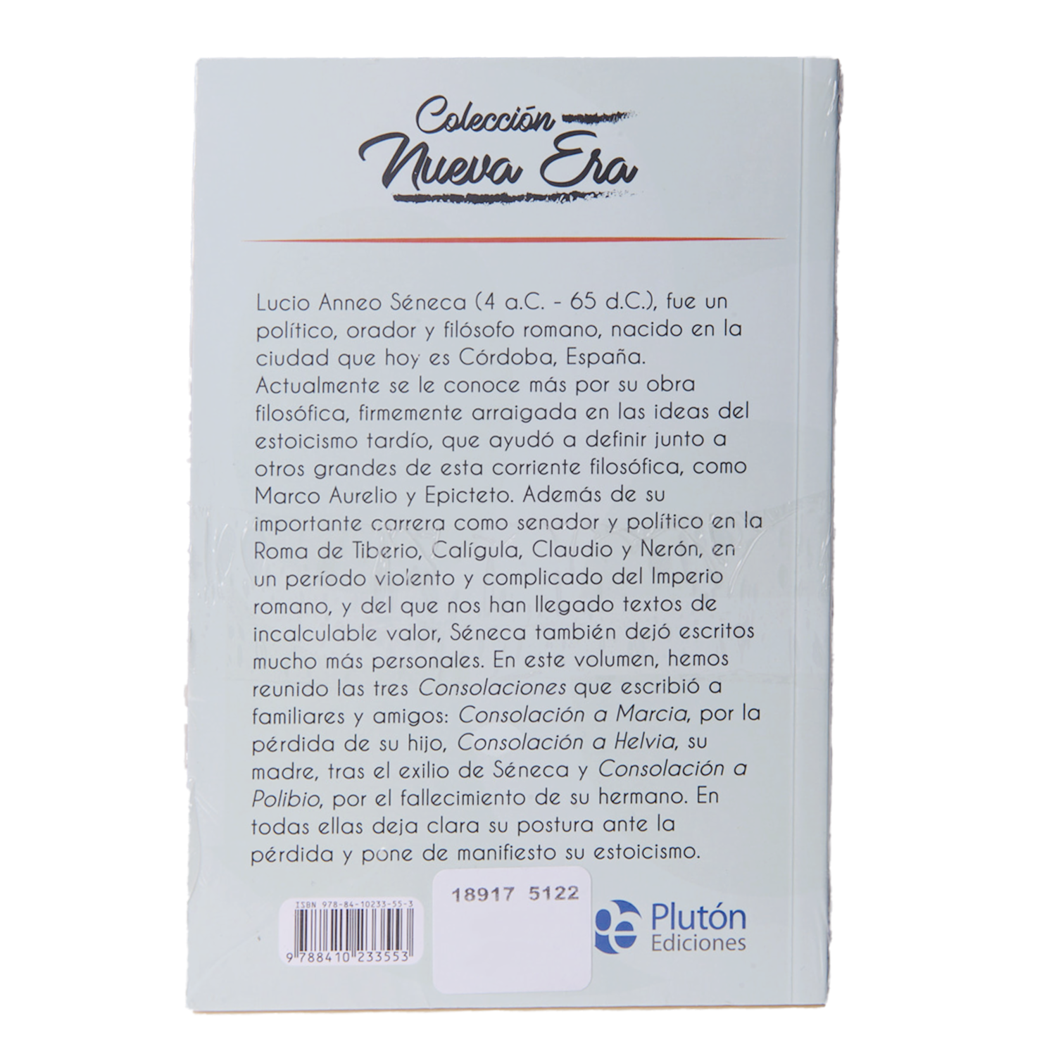 Libro Seneca Consolaciones LUCEMAR 128 Páginas