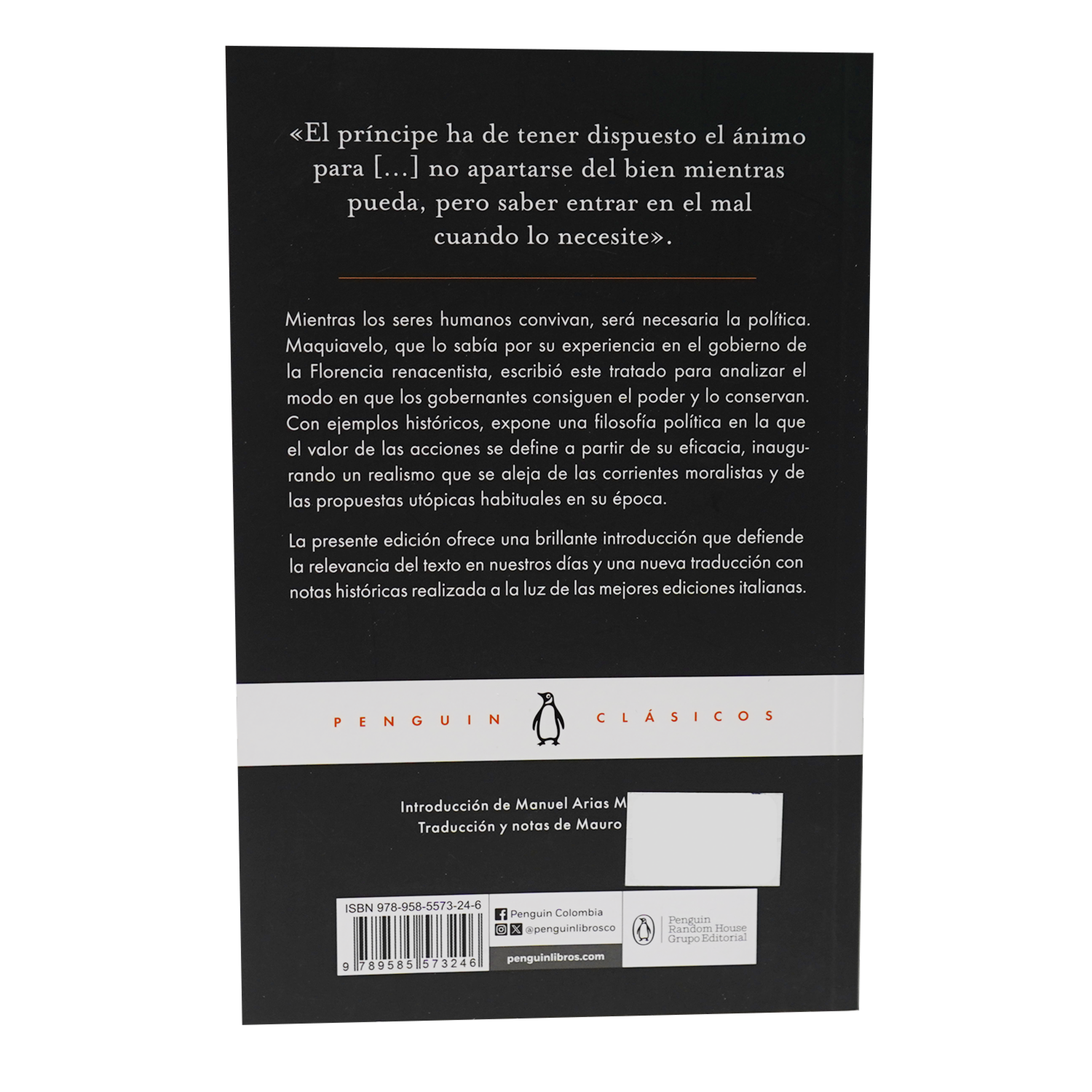 Libro El Príncipe PENGUIN RANDOM HOUSE 217 Páginas