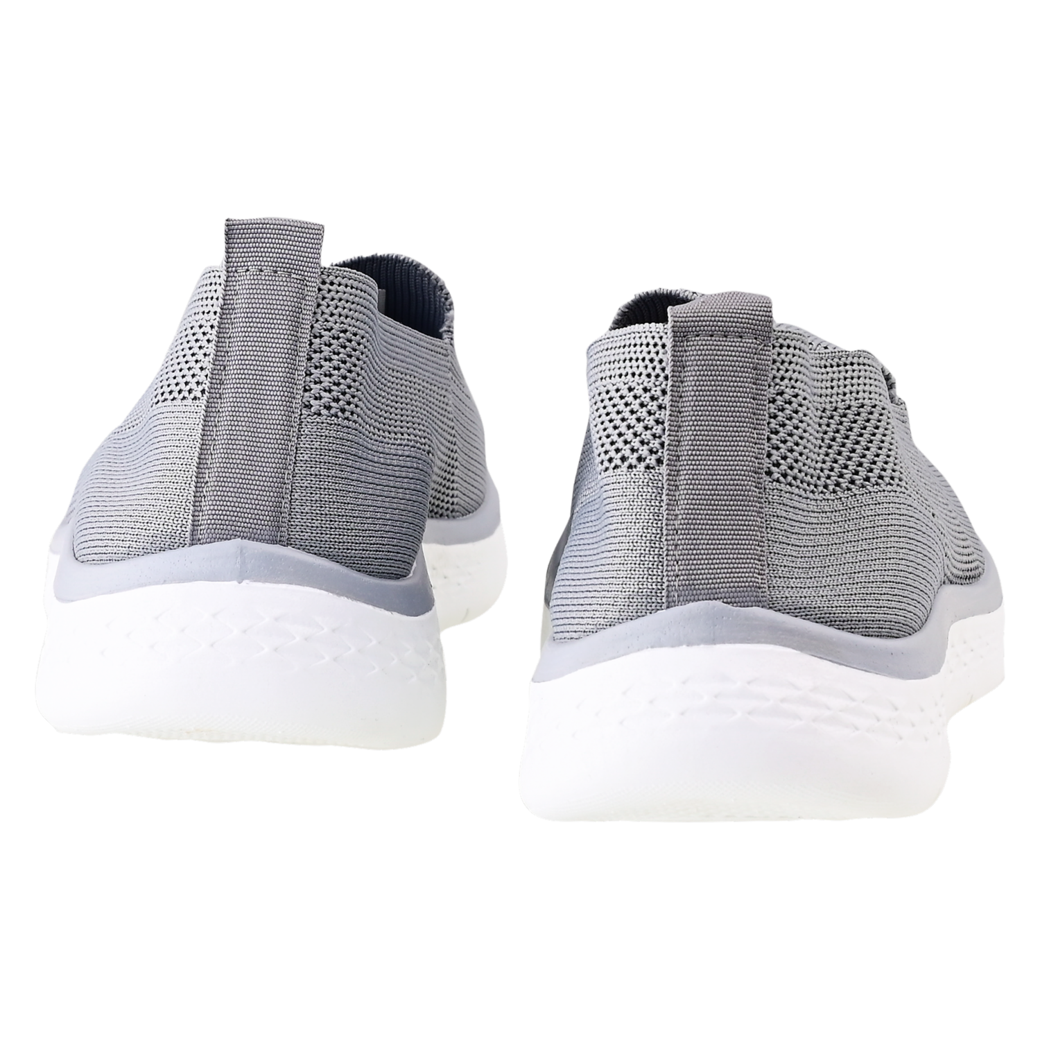 Zapatos Mocasín Gris Con Suela Blanca MGX BASIC