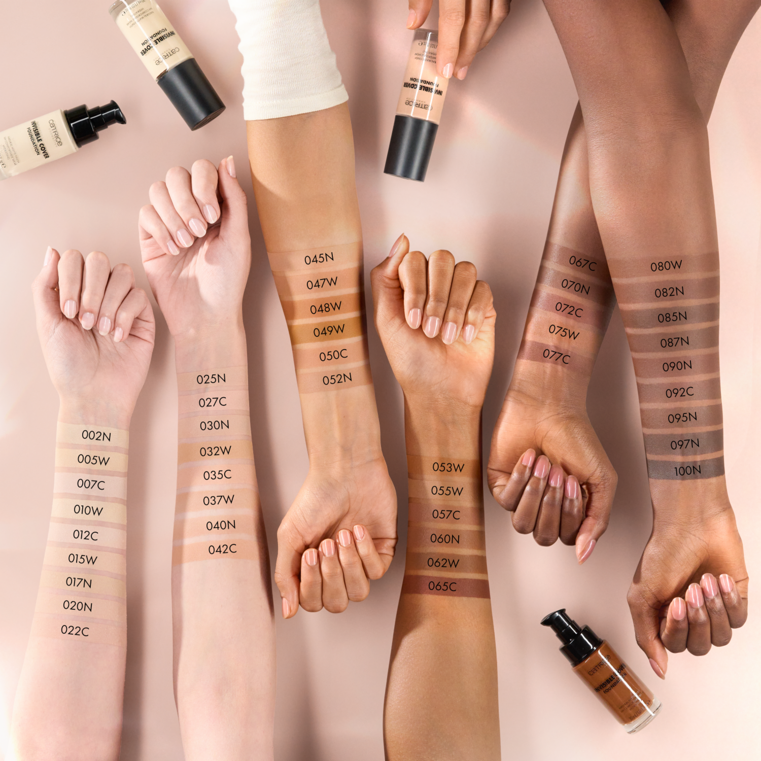 Base De Maquillaje Invisible Cover Foundation CATRICE