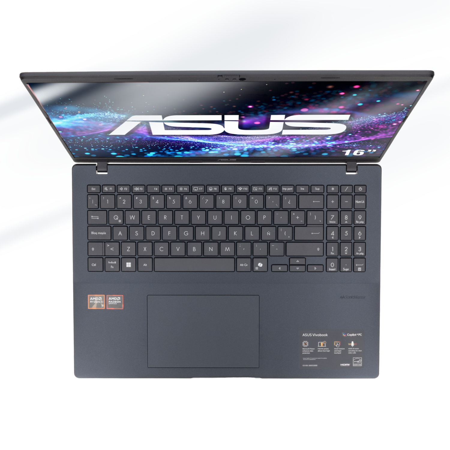 Notebook Vivobook Ryzen Ai 7  W11H ASUS 16″