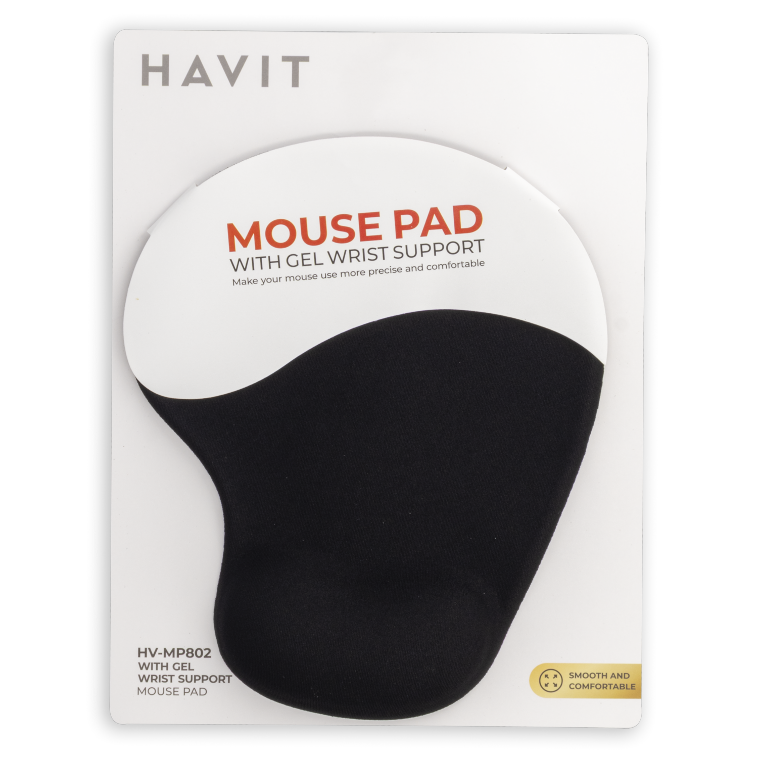Mouse Pad Con Almohadilla De Gel Mp802 HAVIT Negro