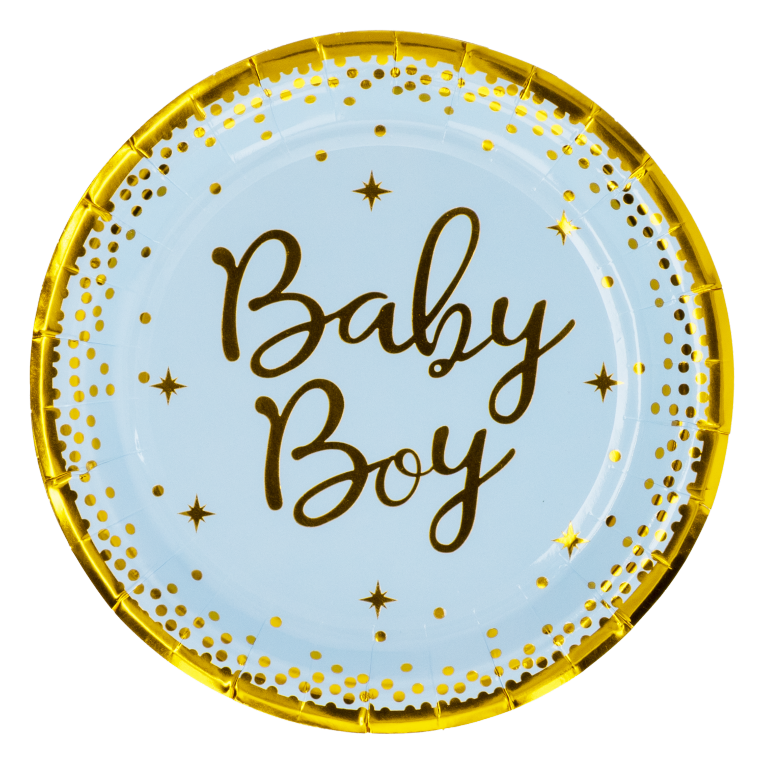 Plato Baby Boy 18 Cm IMPORTADORA CUMPLEAÑOS X 10 Uds