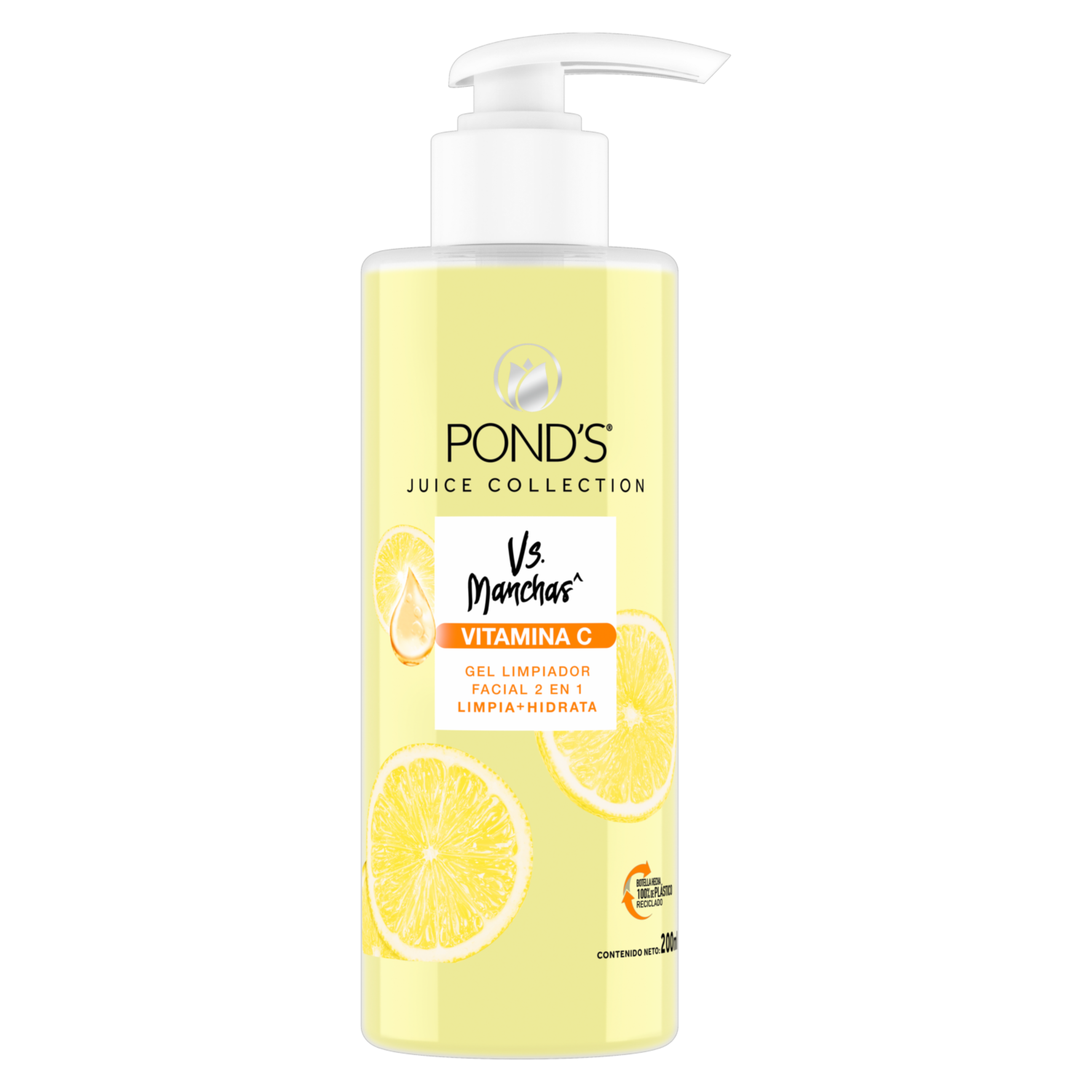 Limpiador Facial En Gel Juice Collection Anti Manchas Con Vitamina C POND’S 200 Ml