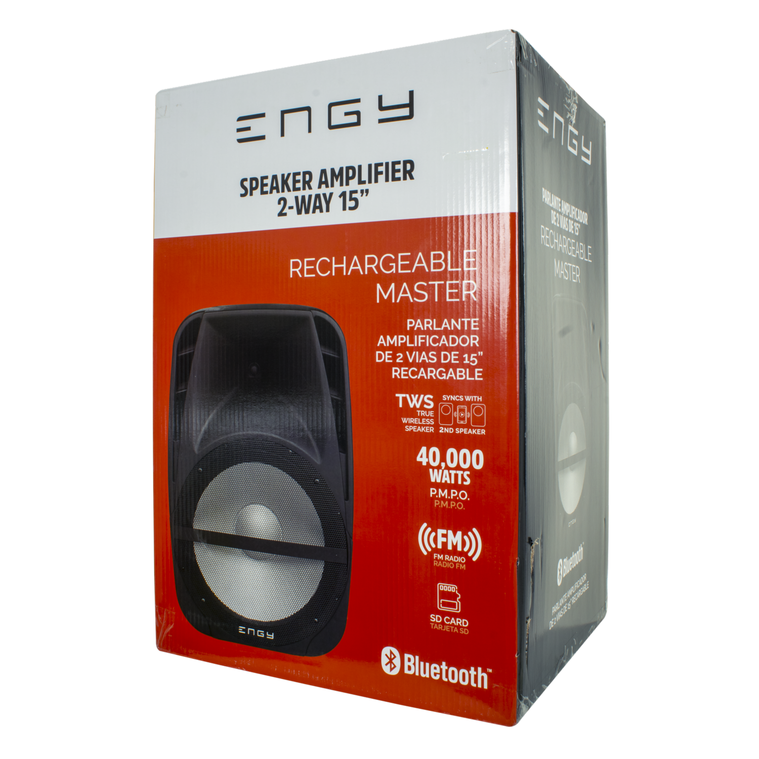 Parlante Amplificador 2 Vias 40-60 Rms ENGY Bluetooth