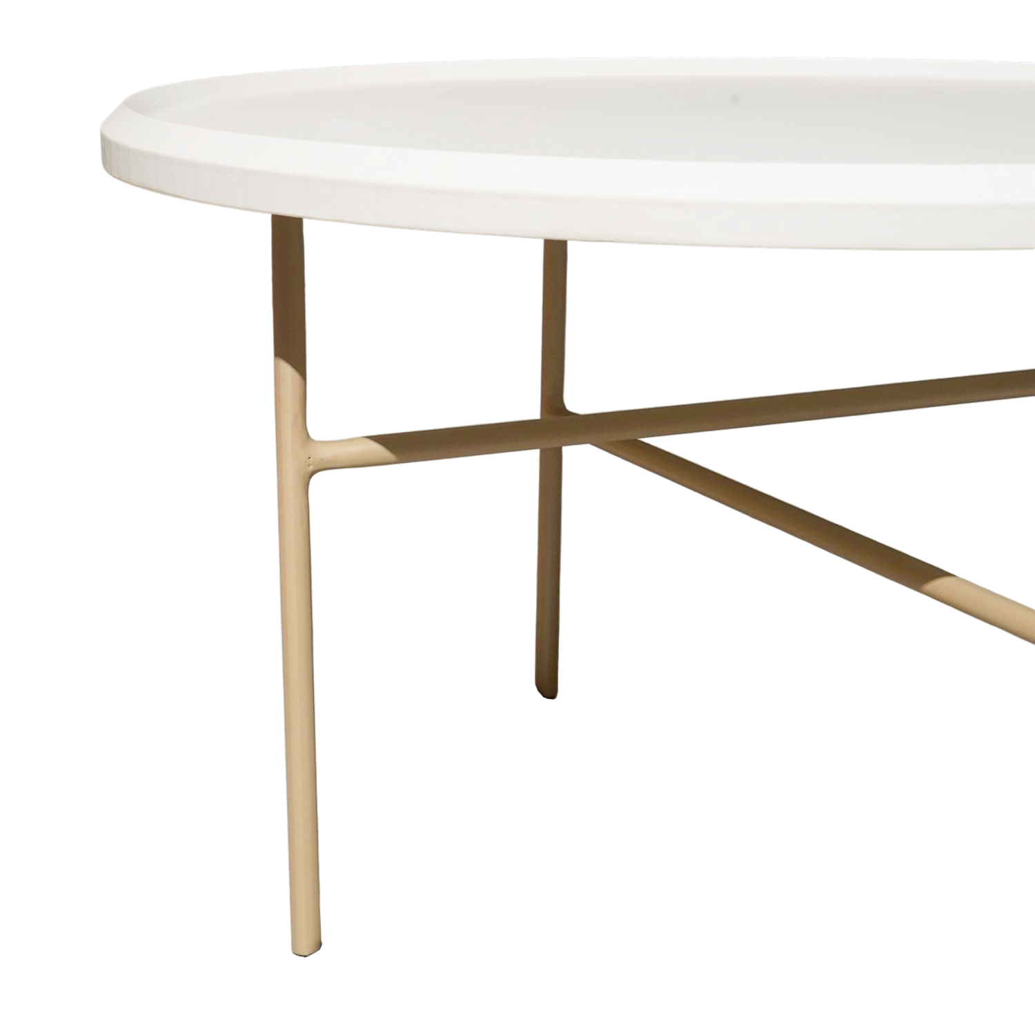 Mesa De Centro Bandeja Alta Gaia Ivory FALKK