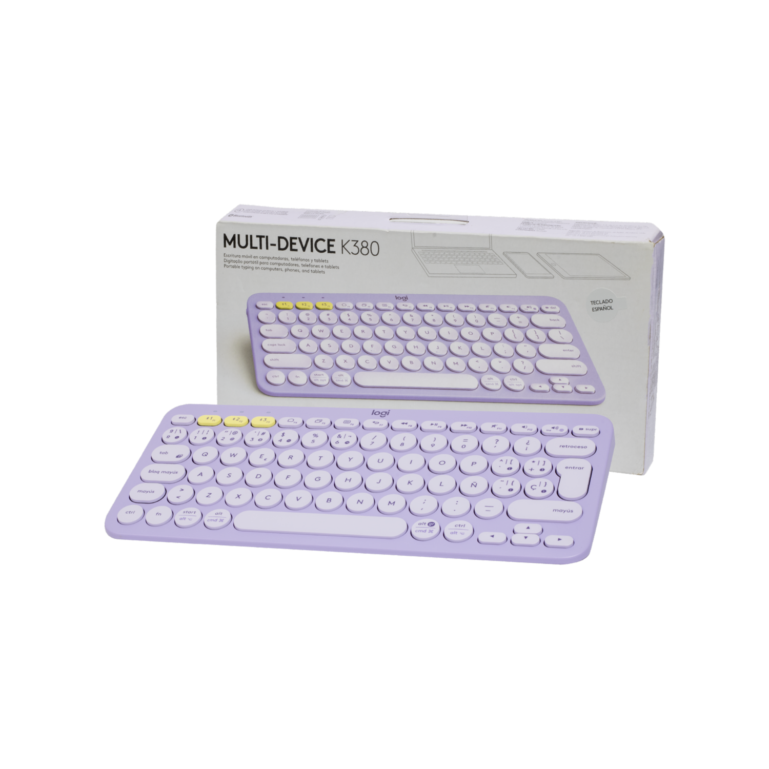 Teclado Lavender Lemonade LOGITECH Bluetooth