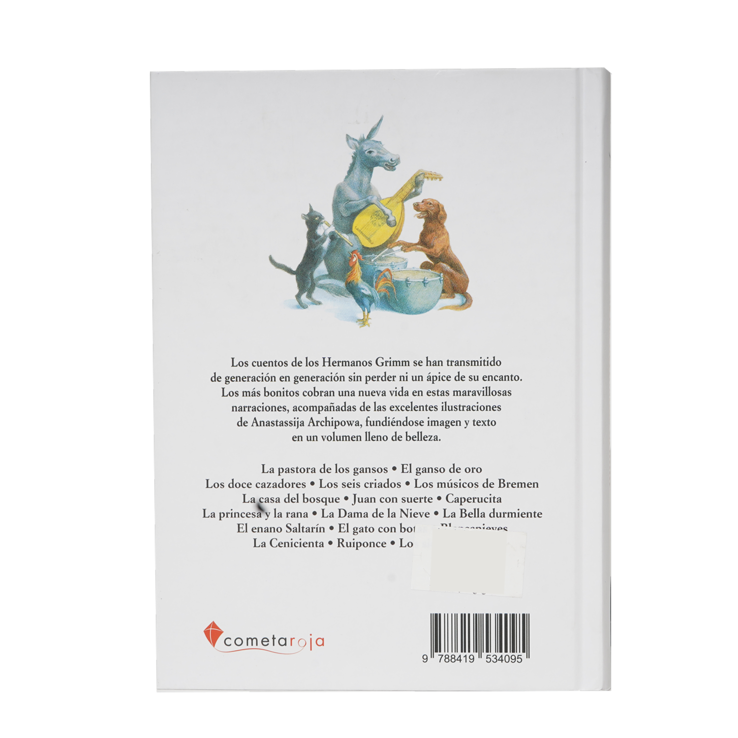 Libro Cuentos Para Antes De Dormir De Los Hermanos Grimm COMETAROJA 376 Páginas