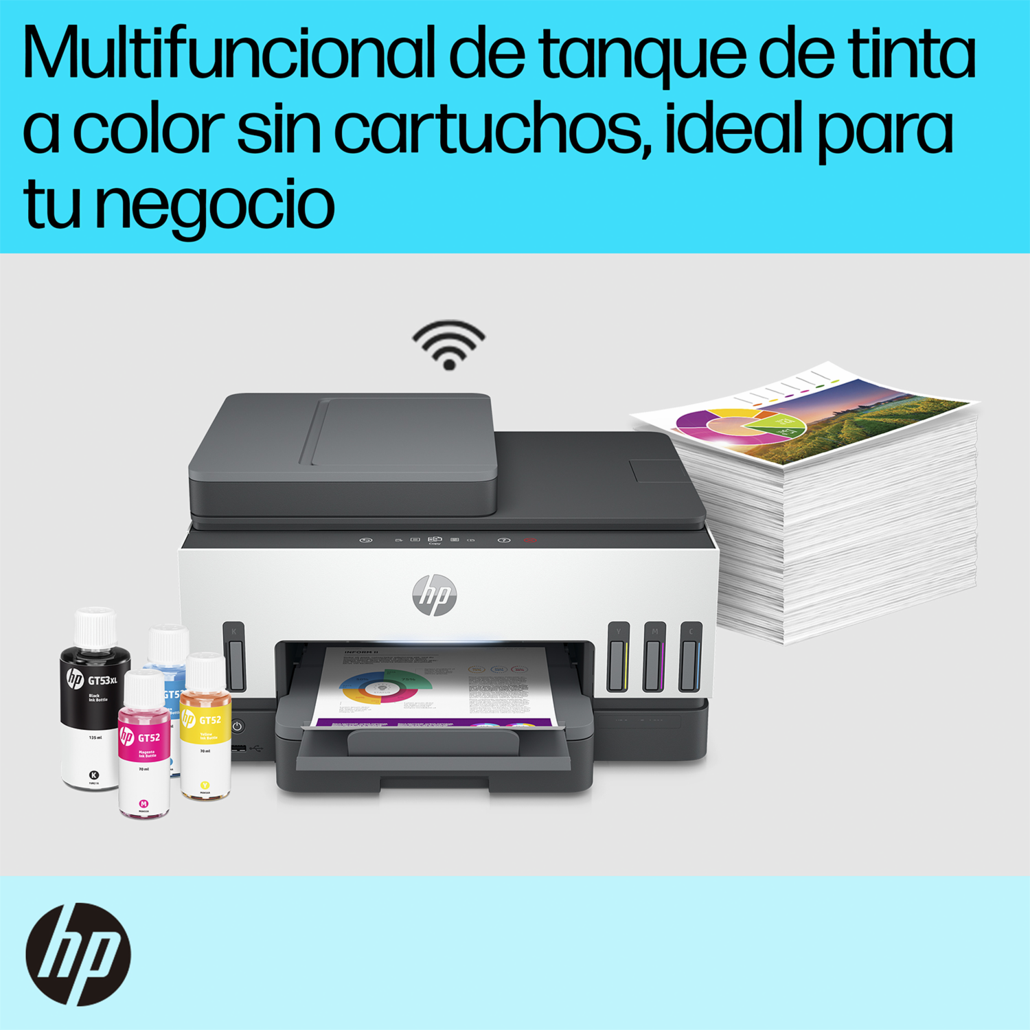 Impresora Smart Tank 790 Aio W HP Wifi