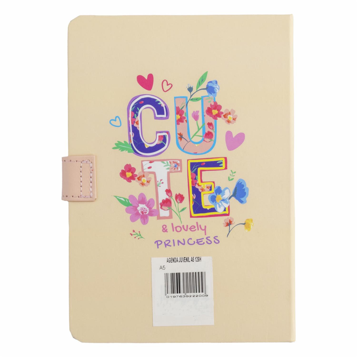 Agenda Juvenil A5 Cute AIFENG 126 Hojas