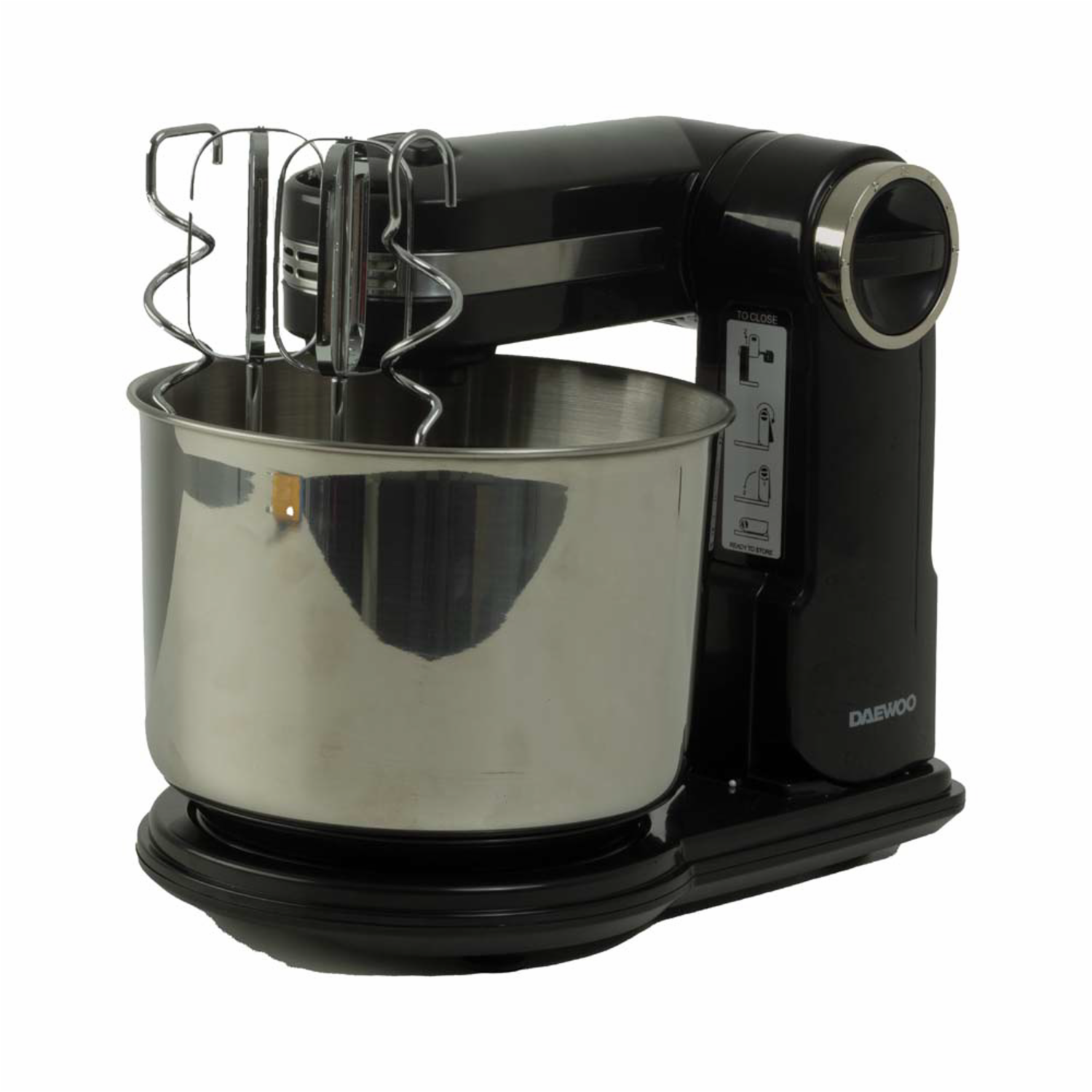 Batidora Con Pedestal Color Negro DHM-255WRB/B DAEWOO 6 Velocidades