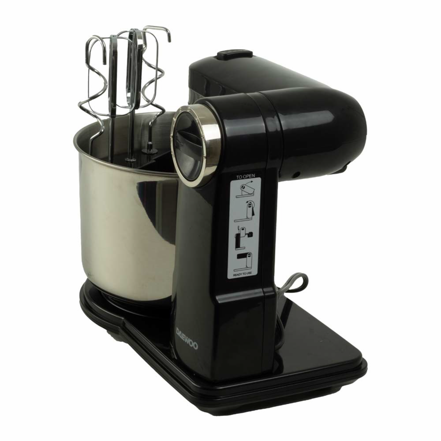 Batidora Con Pedestal Color Negro DHM-255WRB/B DAEWOO 6 Velocidades