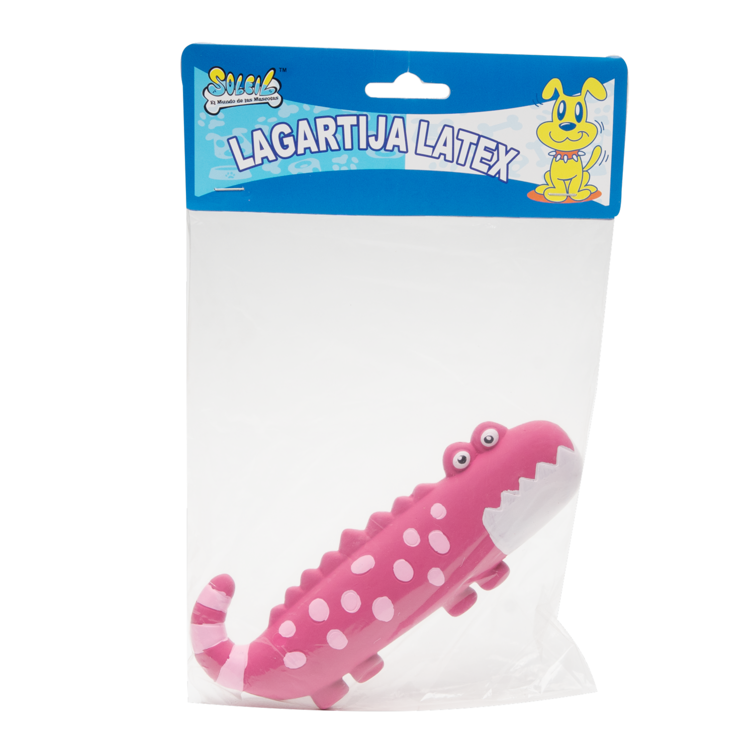 Juguete Para Mascota Diseño De Lagartija En Látex SOLEIL Unidad