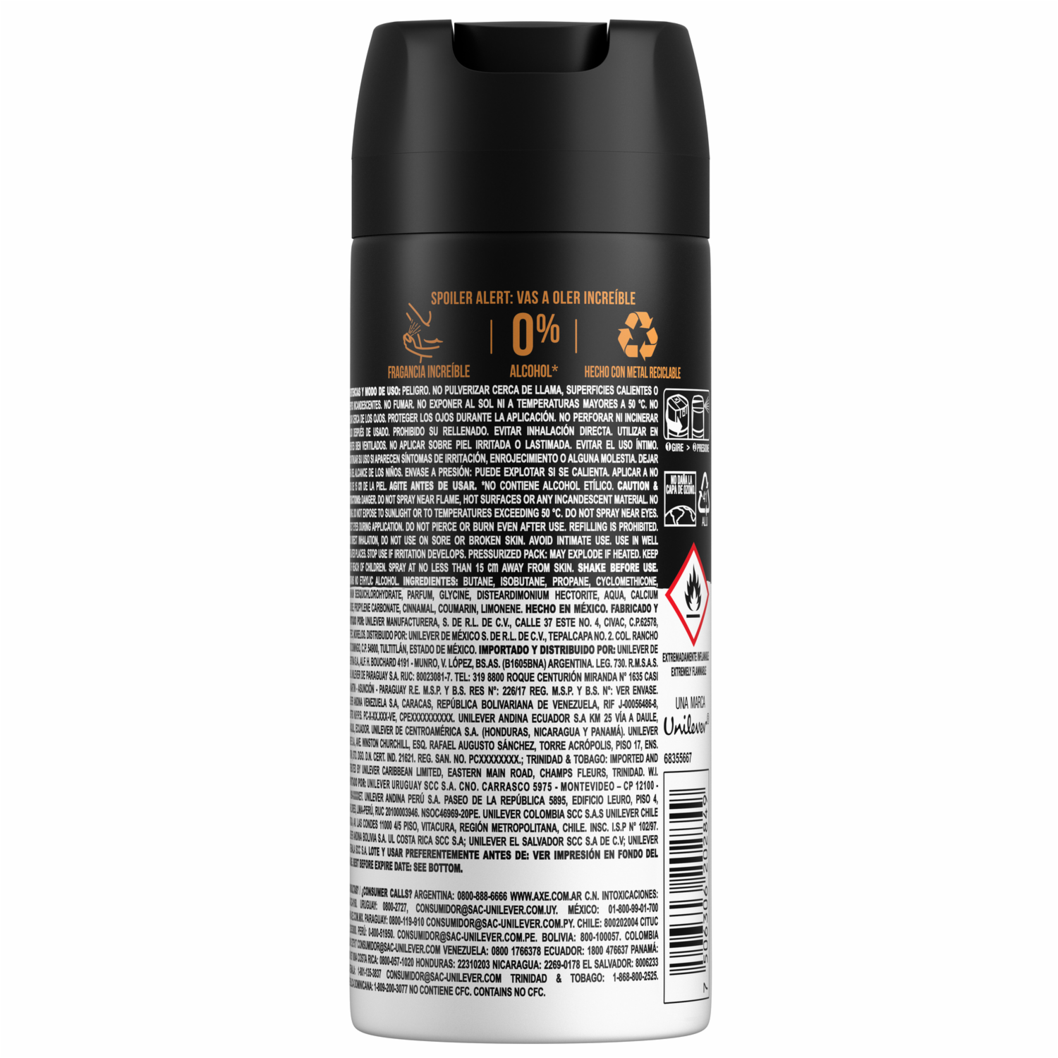 Desodorante En Aerosol Collision Antitranspirante AXE 152 Ml