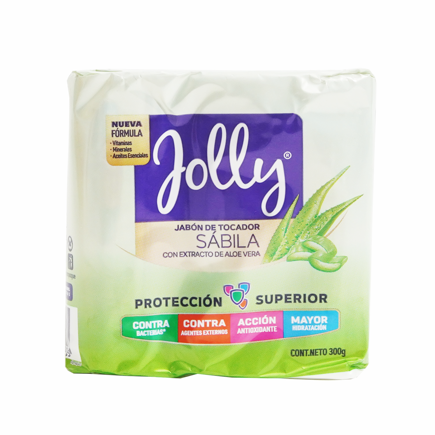 Jabón De Tocador Con Sábila JOLLY 300 G