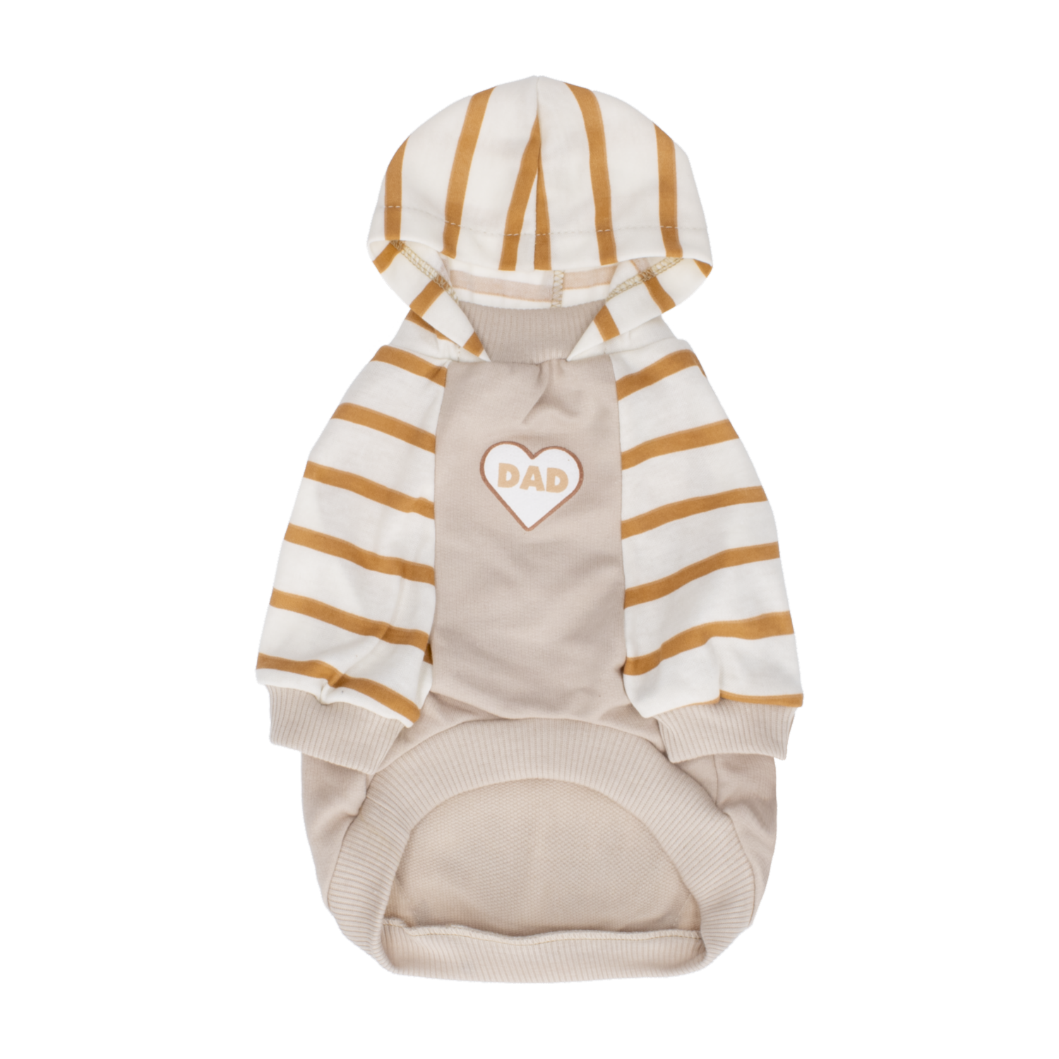 Hoodie Para Mascota Diseño Mom Dad Loves Me THE PET FACTORY Talla Pequeña