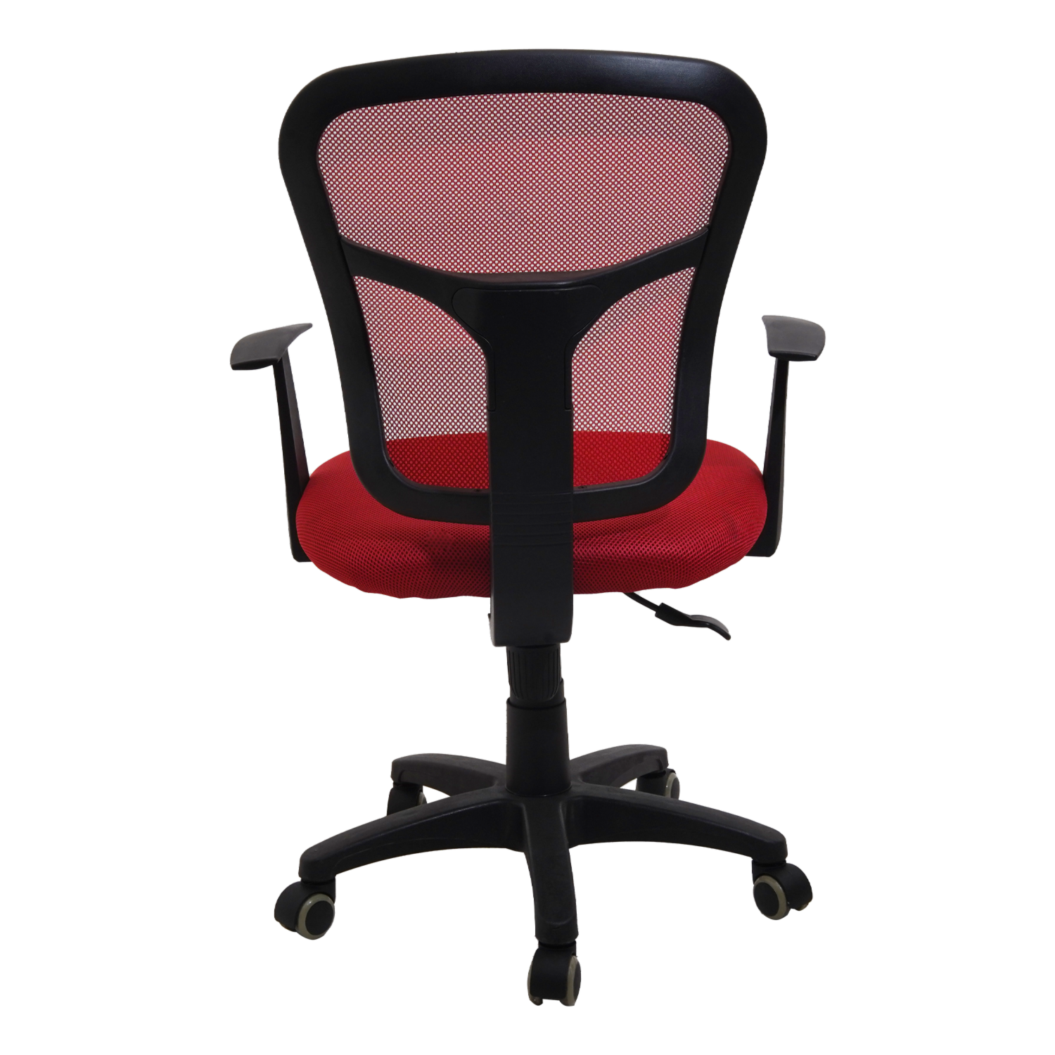Silla De Oficina Roja Con Negra FREE HOME Textil