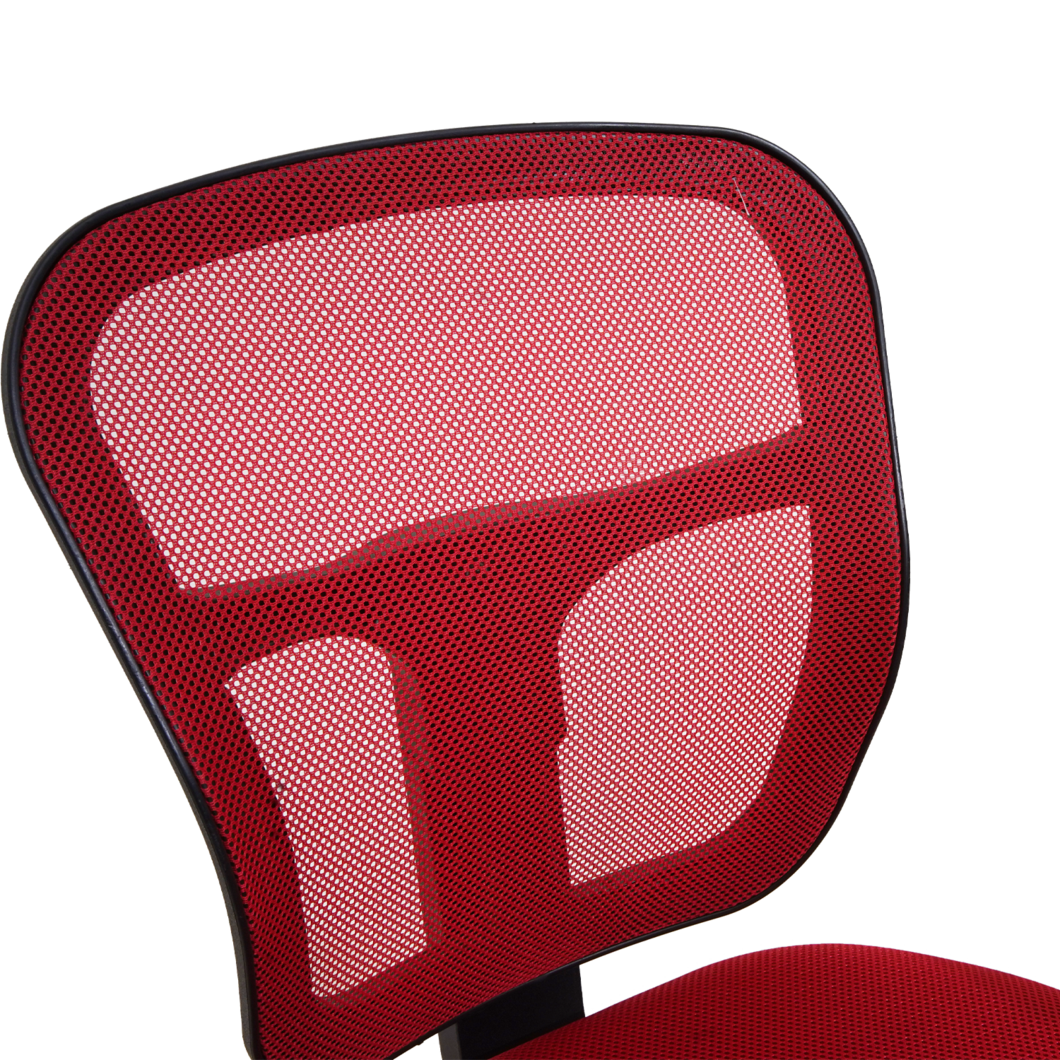 Silla De Oficina Roja Con Negra FREE HOME Textil