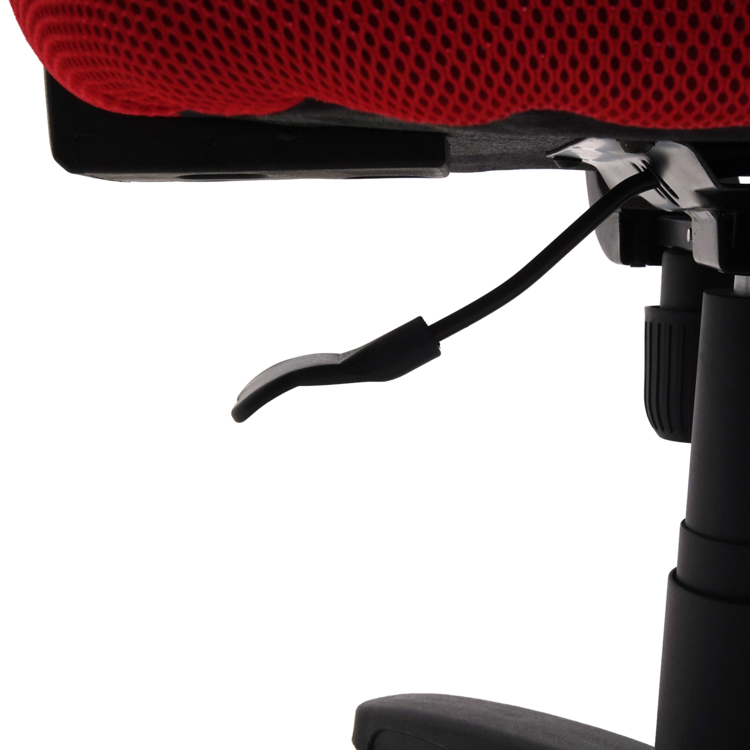 Silla De Oficina Roja Con Negra FREE HOME Textil