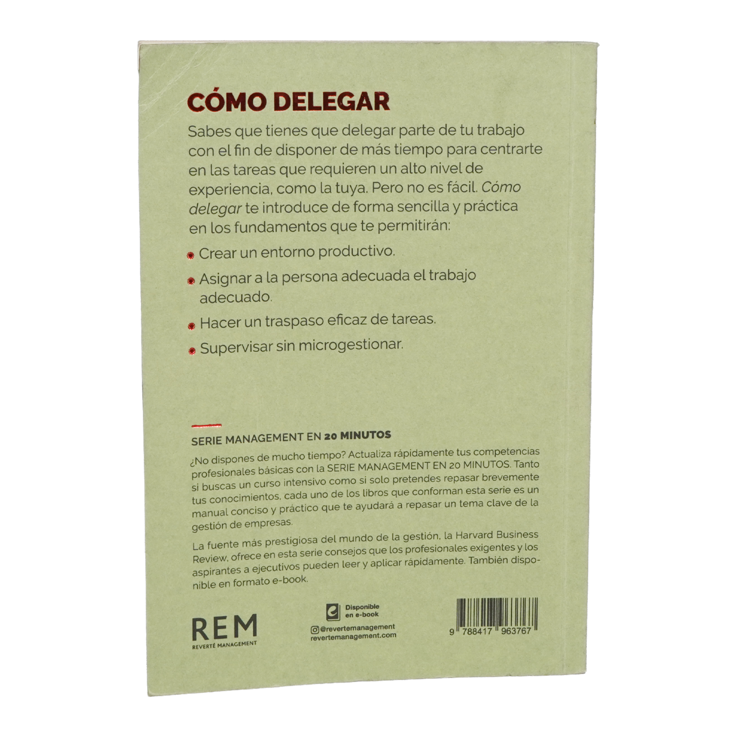 Libro Como Delegar REM 112 Páginas