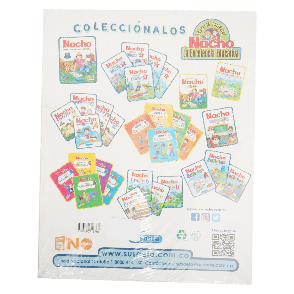 Libro Nacho Compresión Lectora SUSAETA 95 Páginas