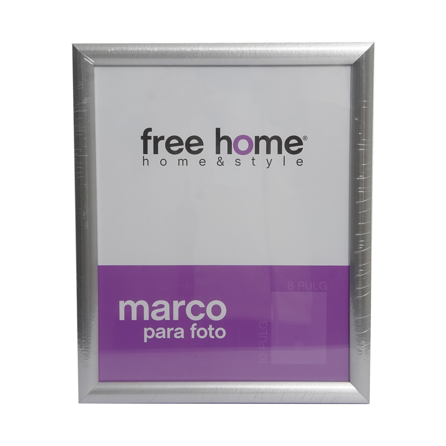 Portarretrato Plateado FREE HOME Unidad