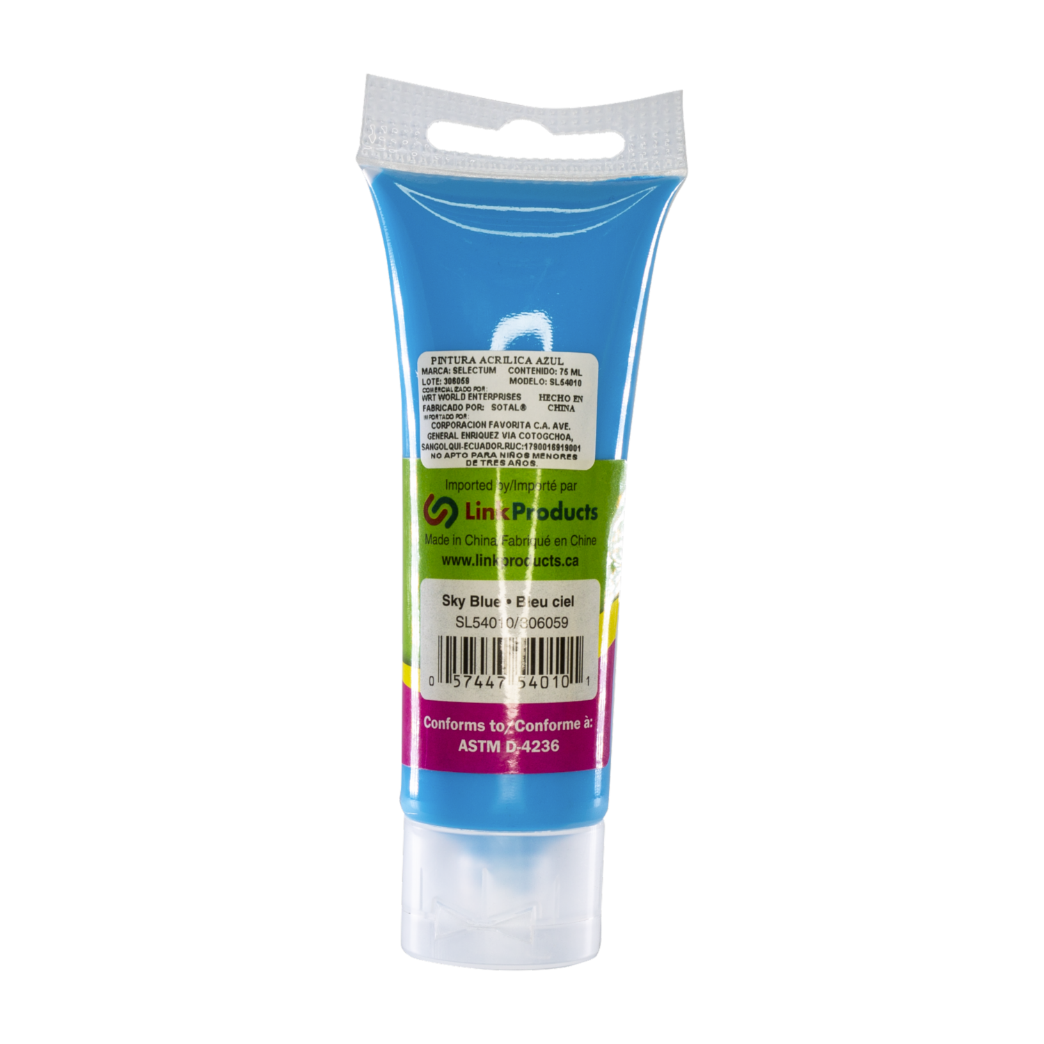 Pintura Acrílica Azul Cielo LPS 75 Ml