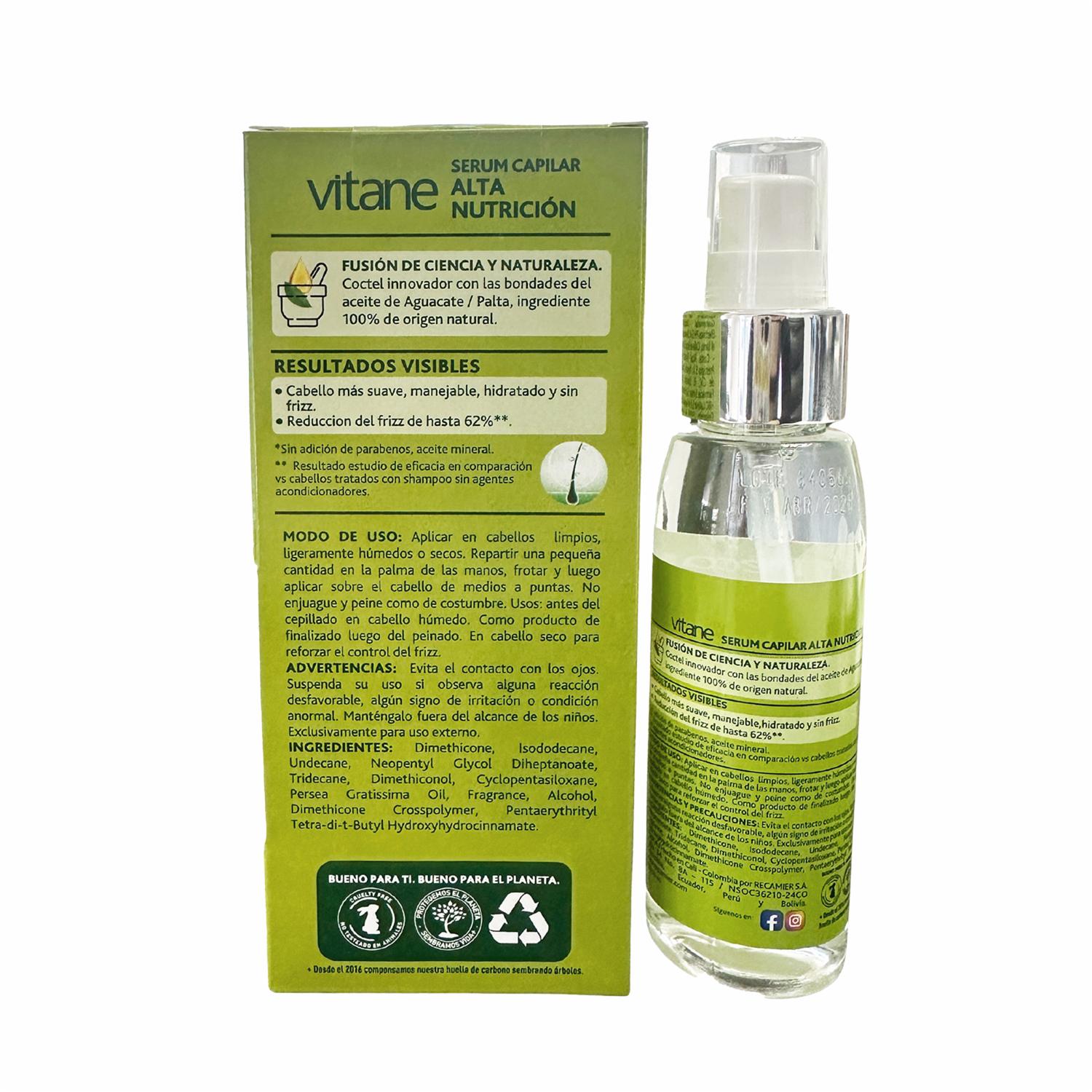 Sérum Capilar Alta Nutrición VITANE 85 Ml