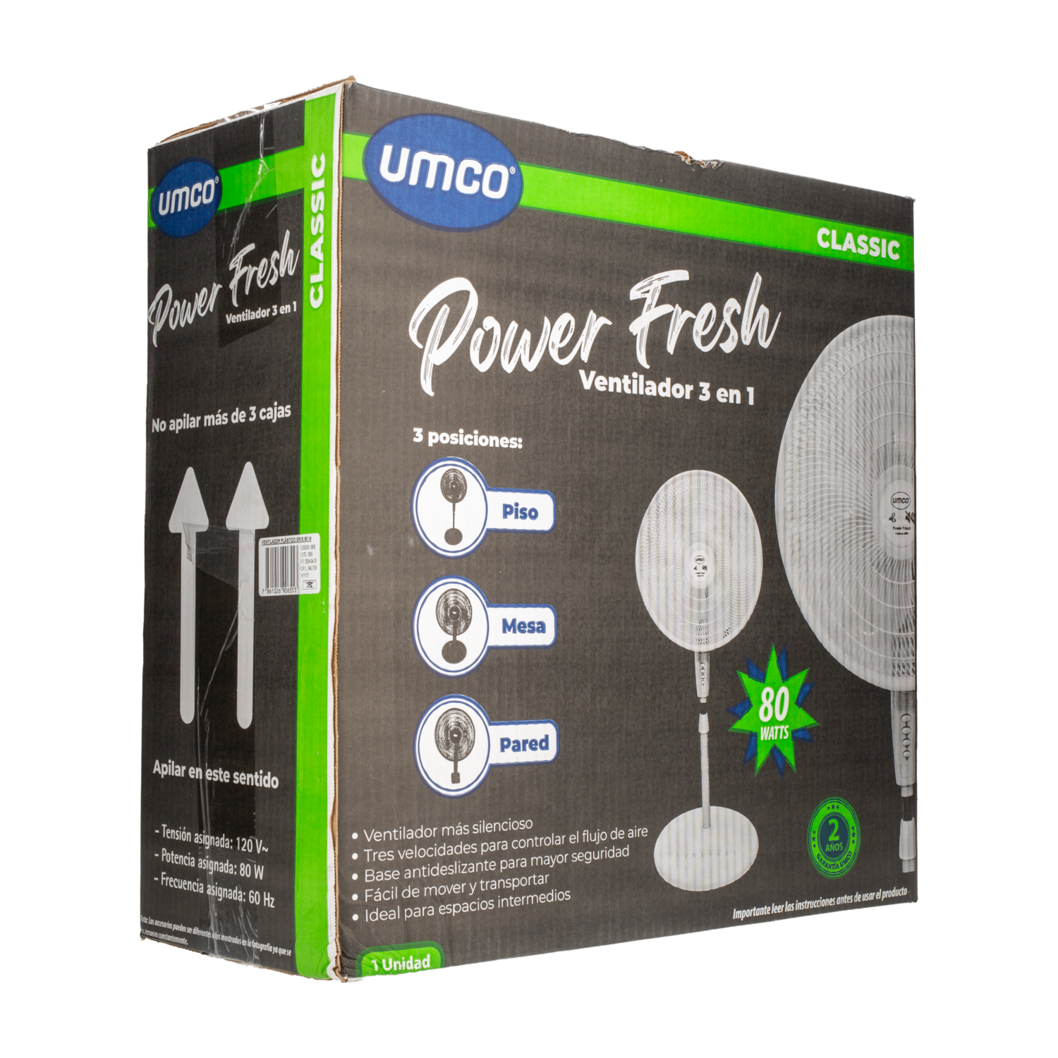 Ventilador Plástico UMCO 0655
