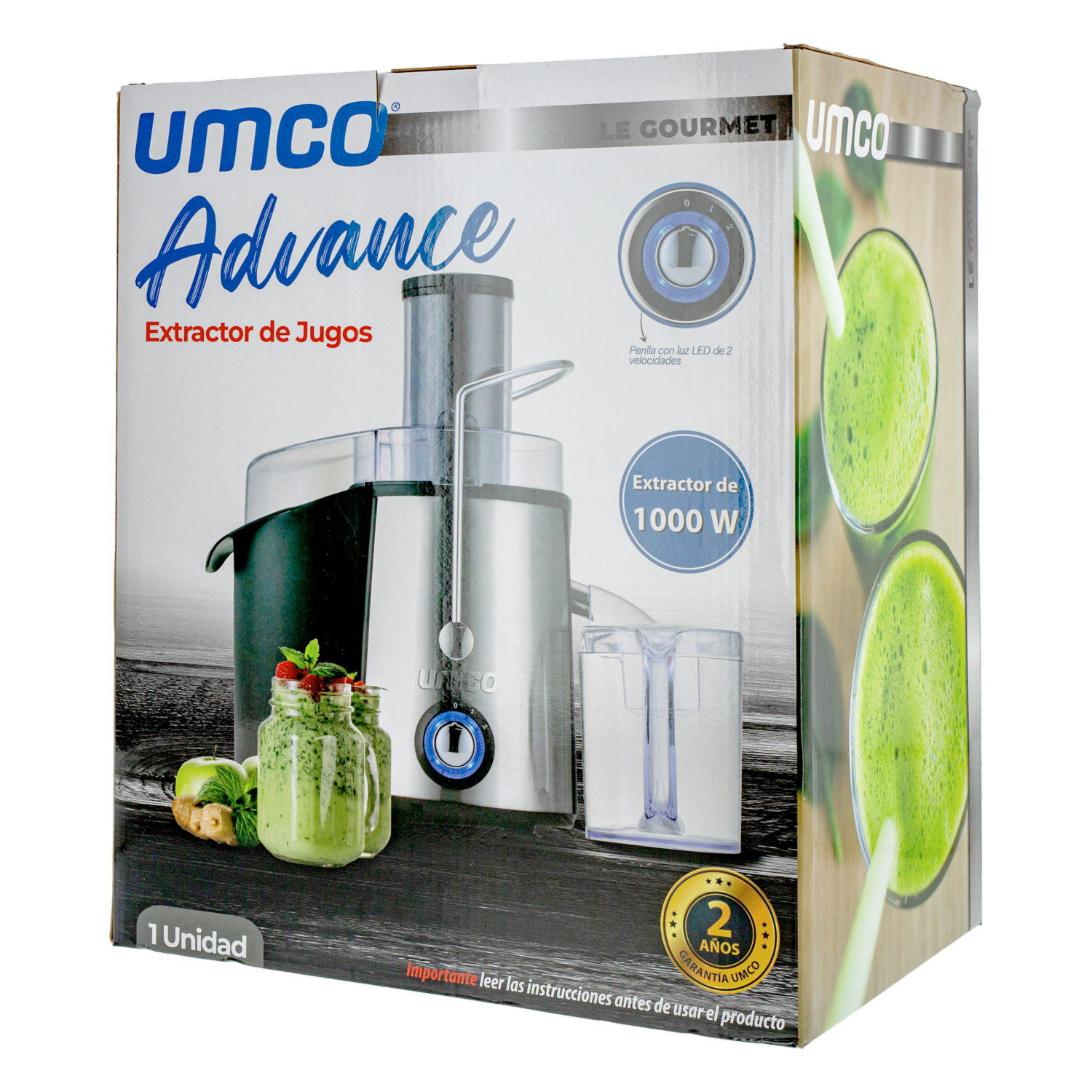Extractor De Jugos Inoxidable UMCO 1 Litro