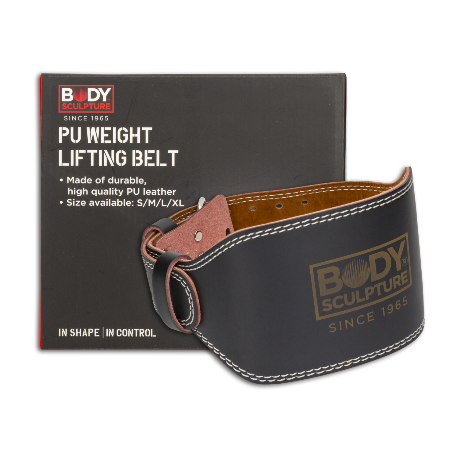 Cinturón Deportivo Para Levantar Pesas De Cuero BODY SCULPTURE Mediana